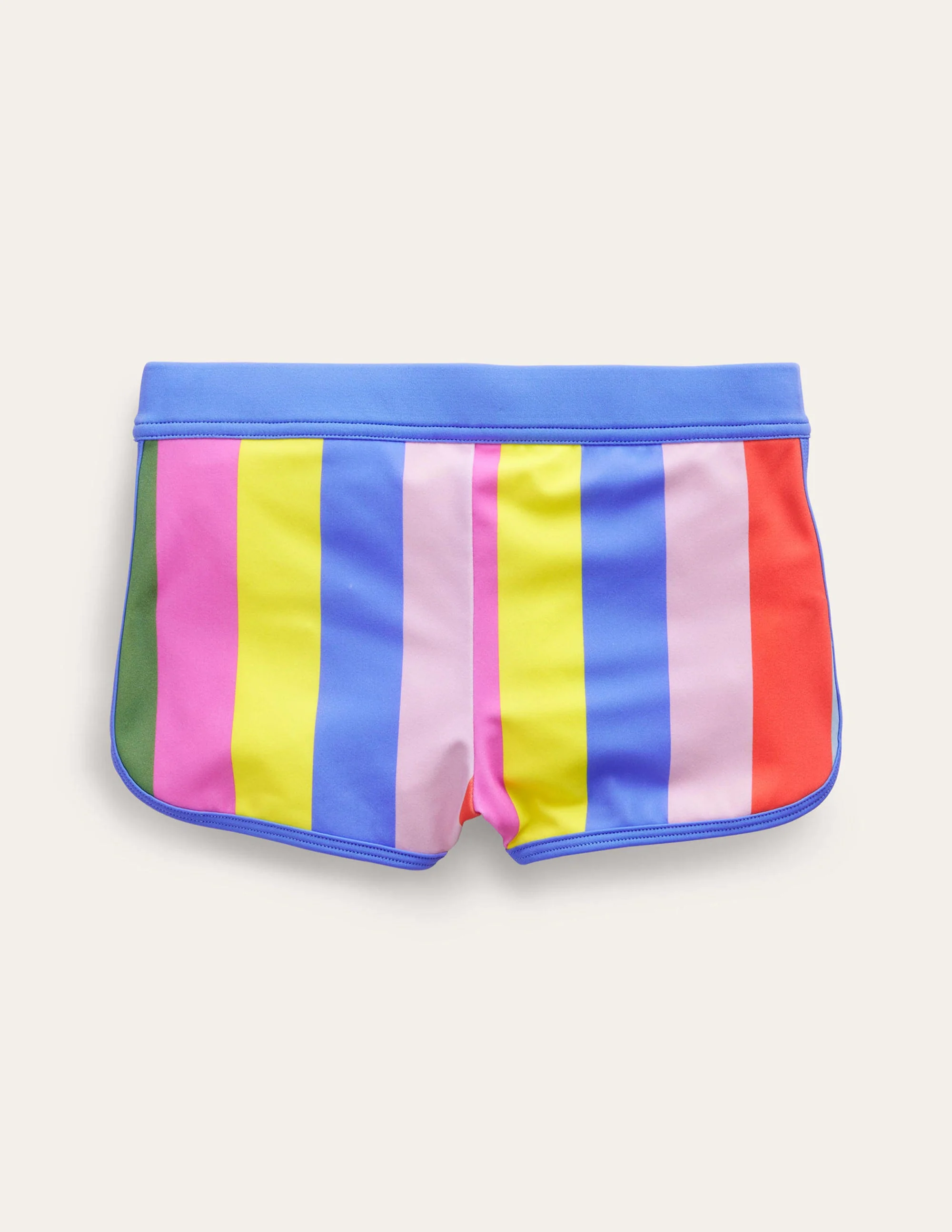 Patterned Swim Shorts-Soft Multi Stripe - Image 2
