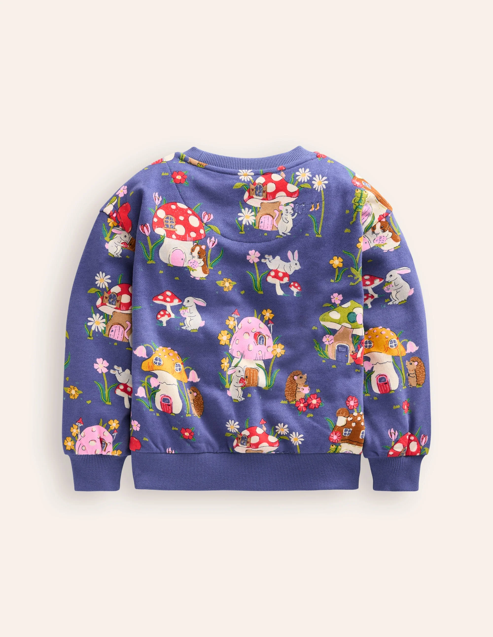 Printed Relaxed Sweatshirt-Starboard Toadstool Village - Image 2
