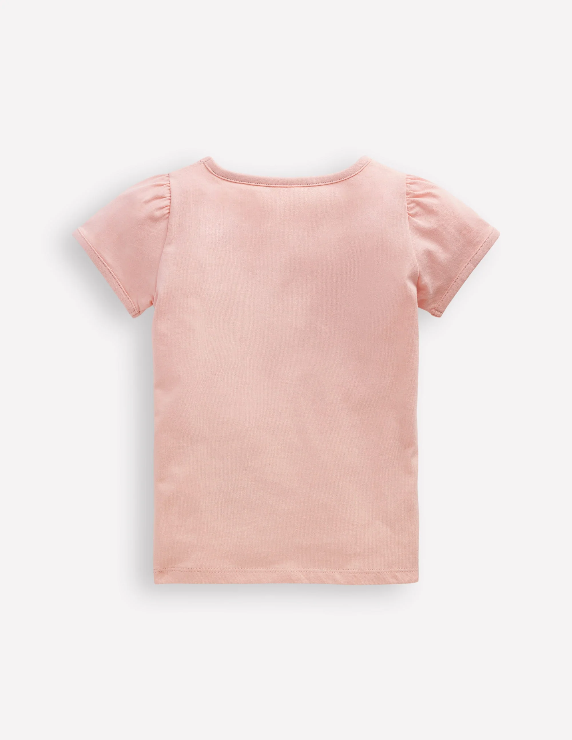 Puff Sleeve Applique Top-Chalk Pink Birthday Friends - Image 2