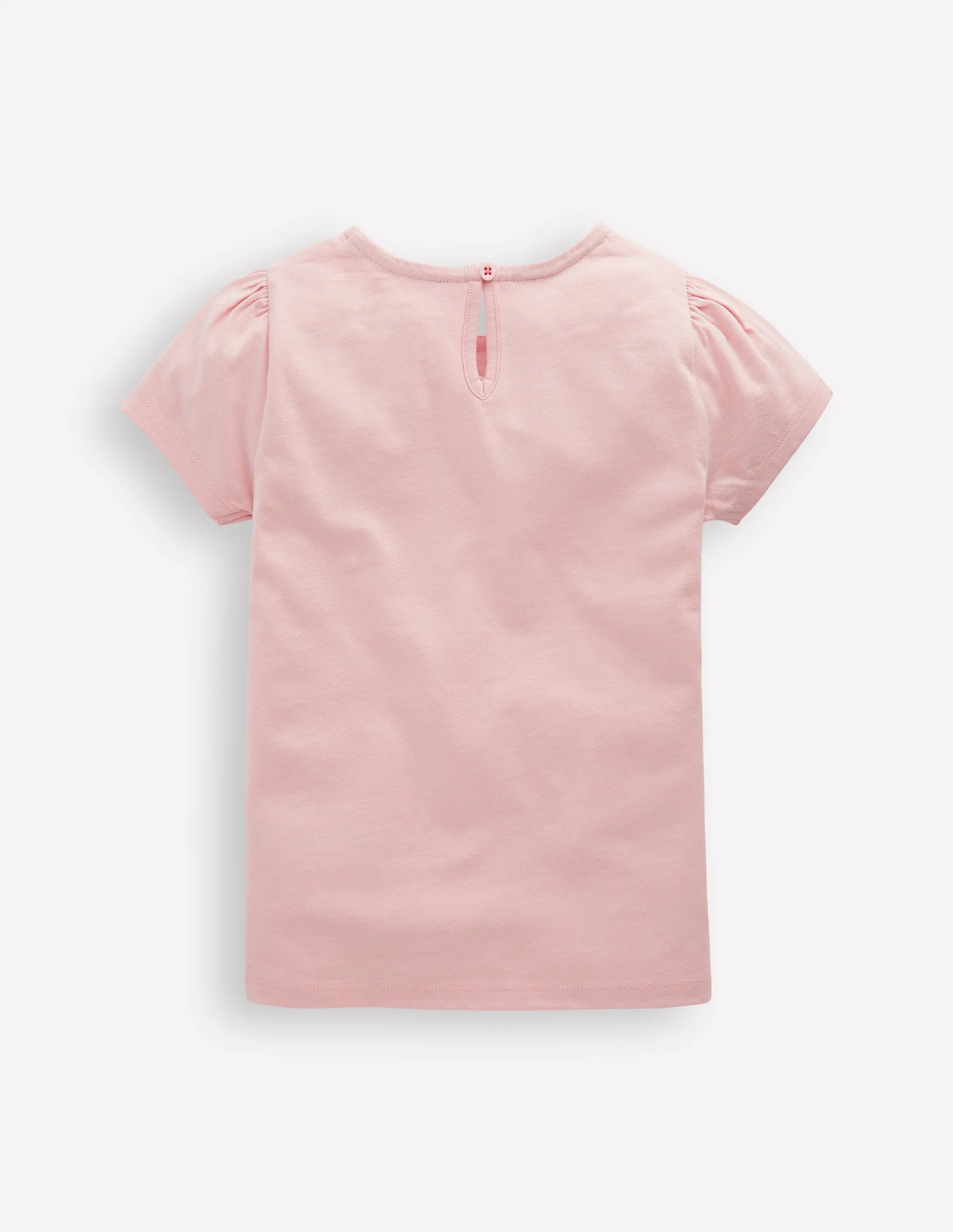 Puff Sleeve Superstitch Top-French Pink Ballet Shoes - Image 2