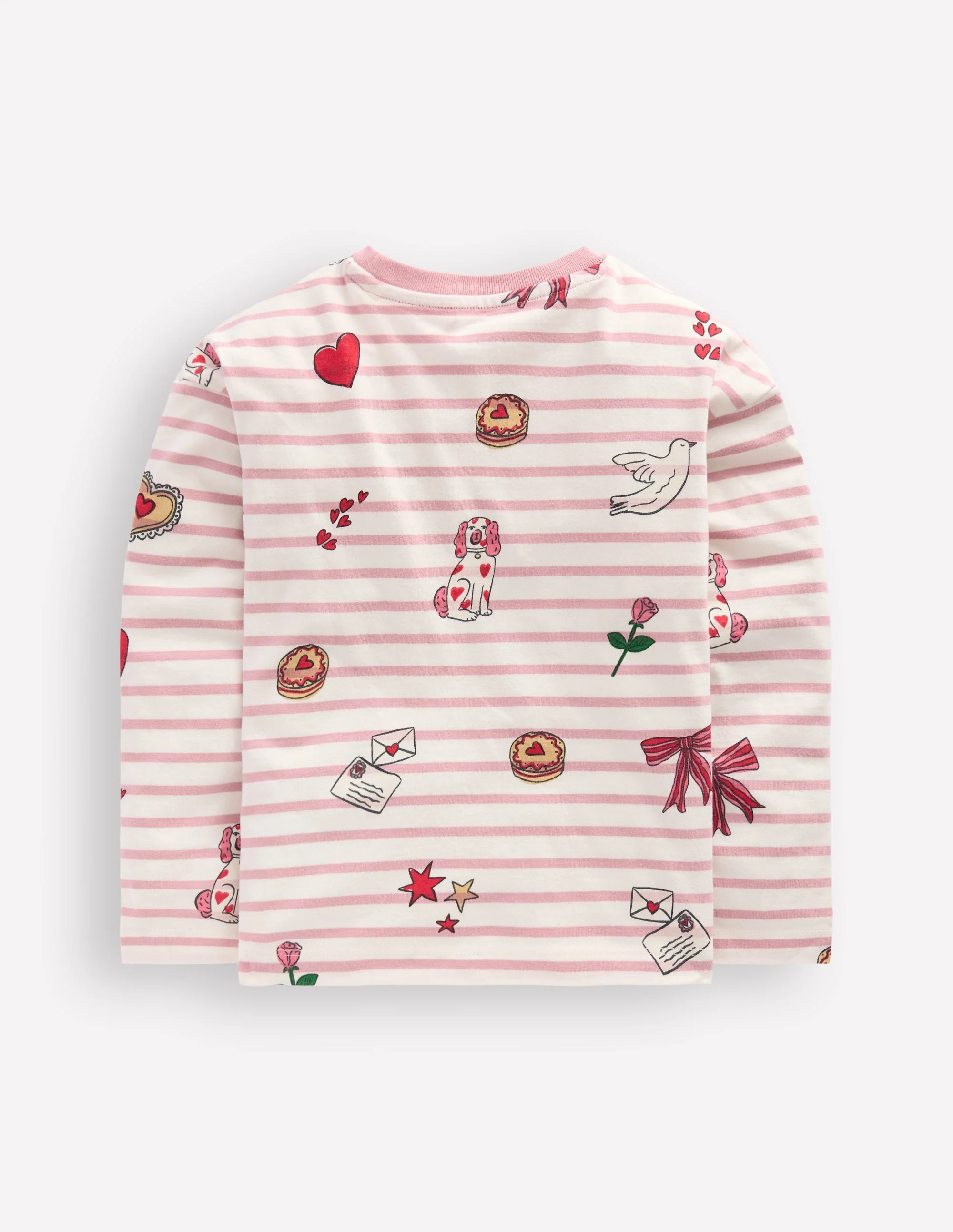 Relaxed Breton-Pink Valentine Stripe - Image 2