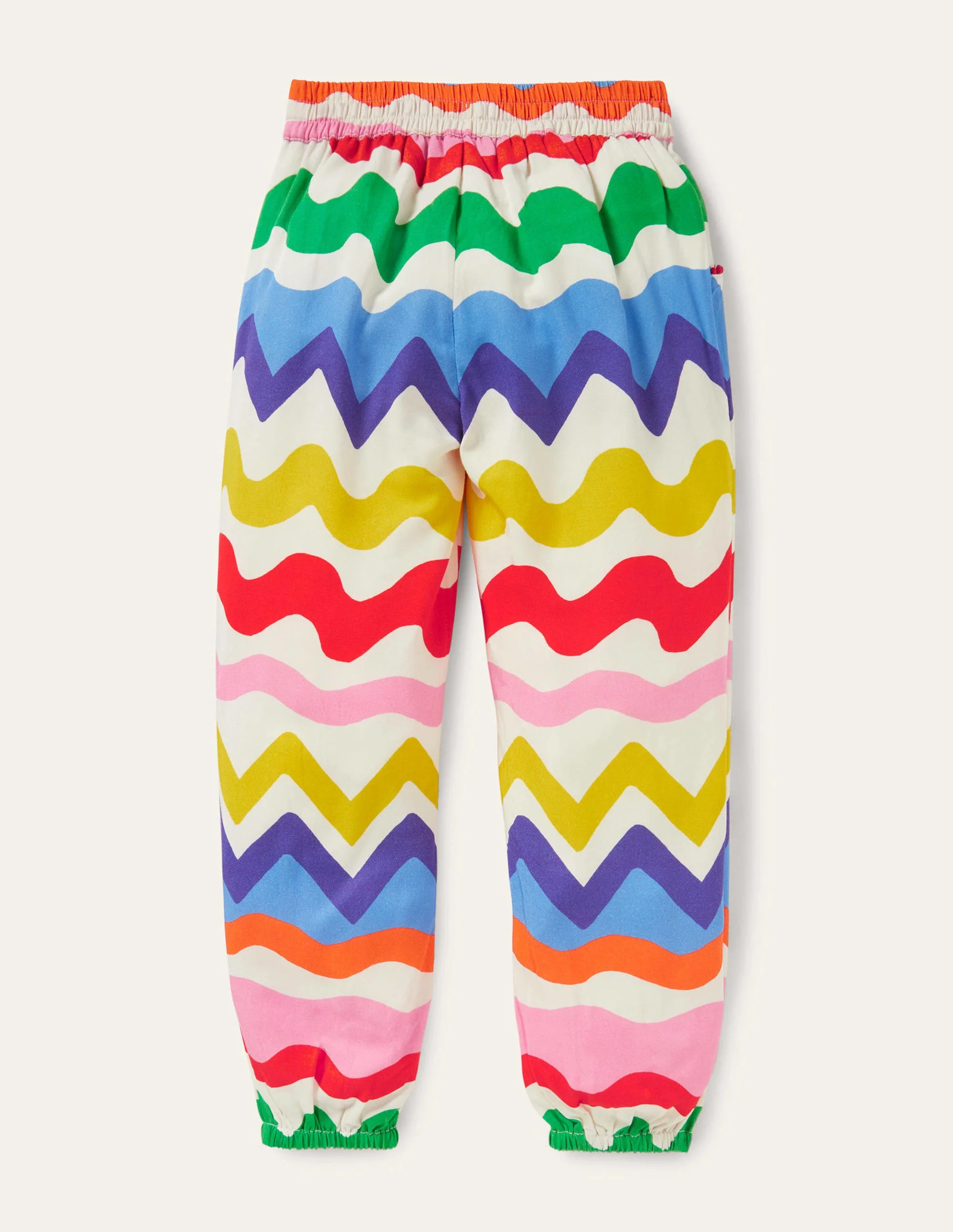 Relaxed Woven Printed Pants-Multi Ric-rac - Image 2