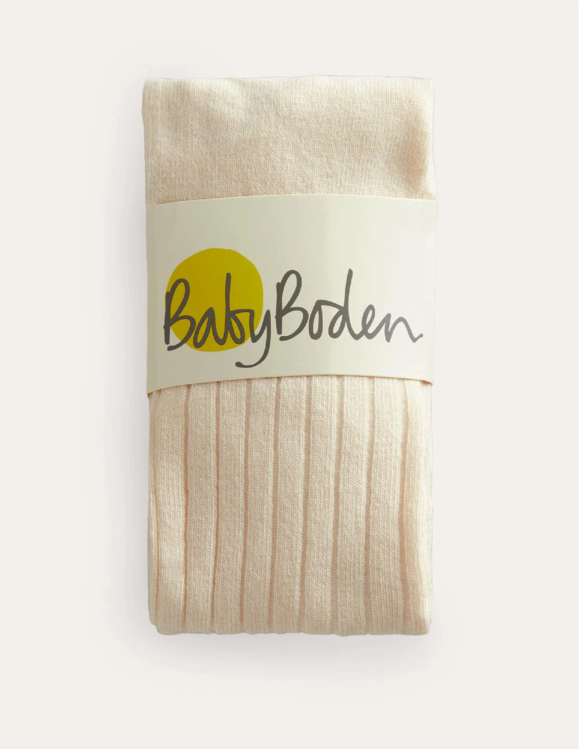 Ribbed Tights 2 Pack-Ivory/Pink - Image 3