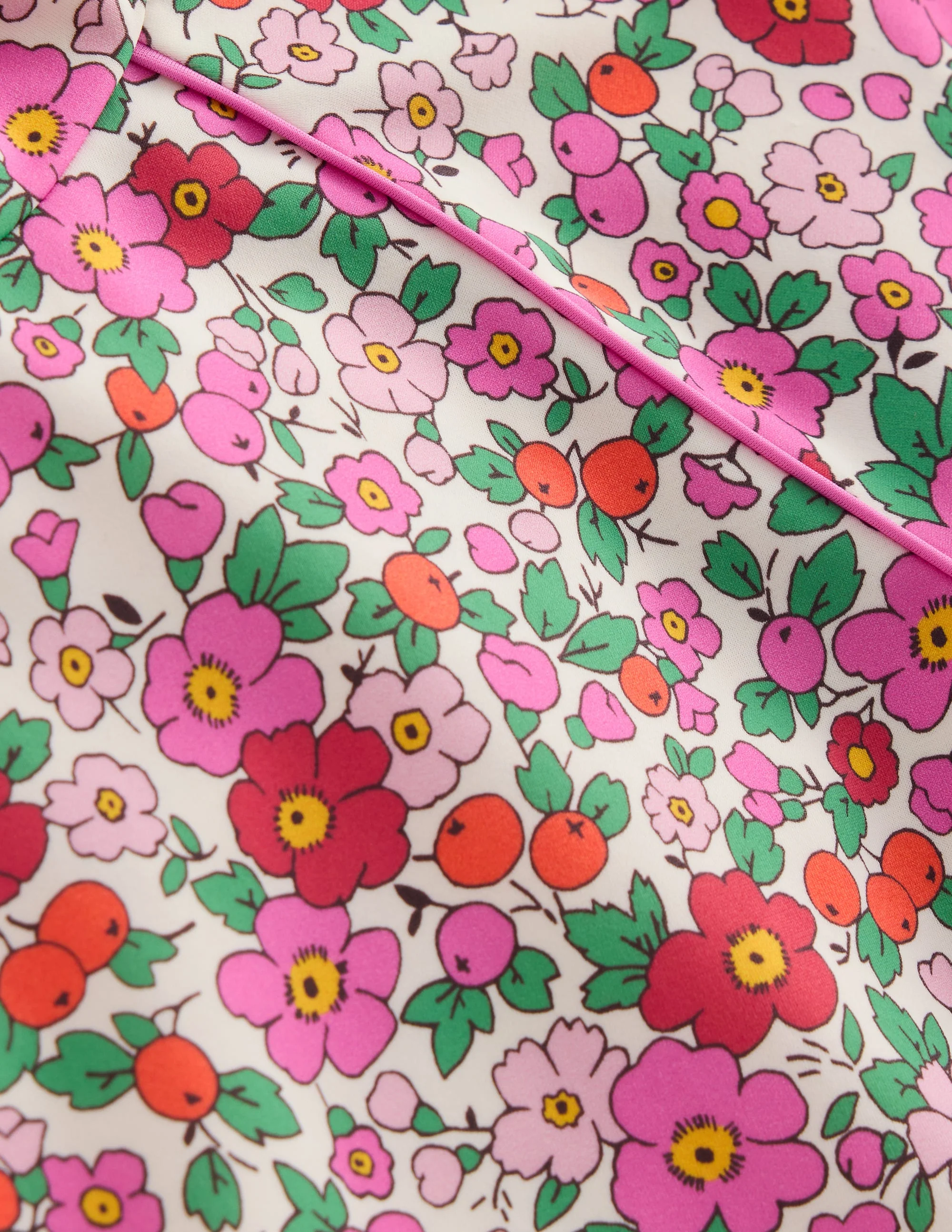 Sun Safe Patterned Rash Vest-Pink Apple Blossom Floral - Image 3