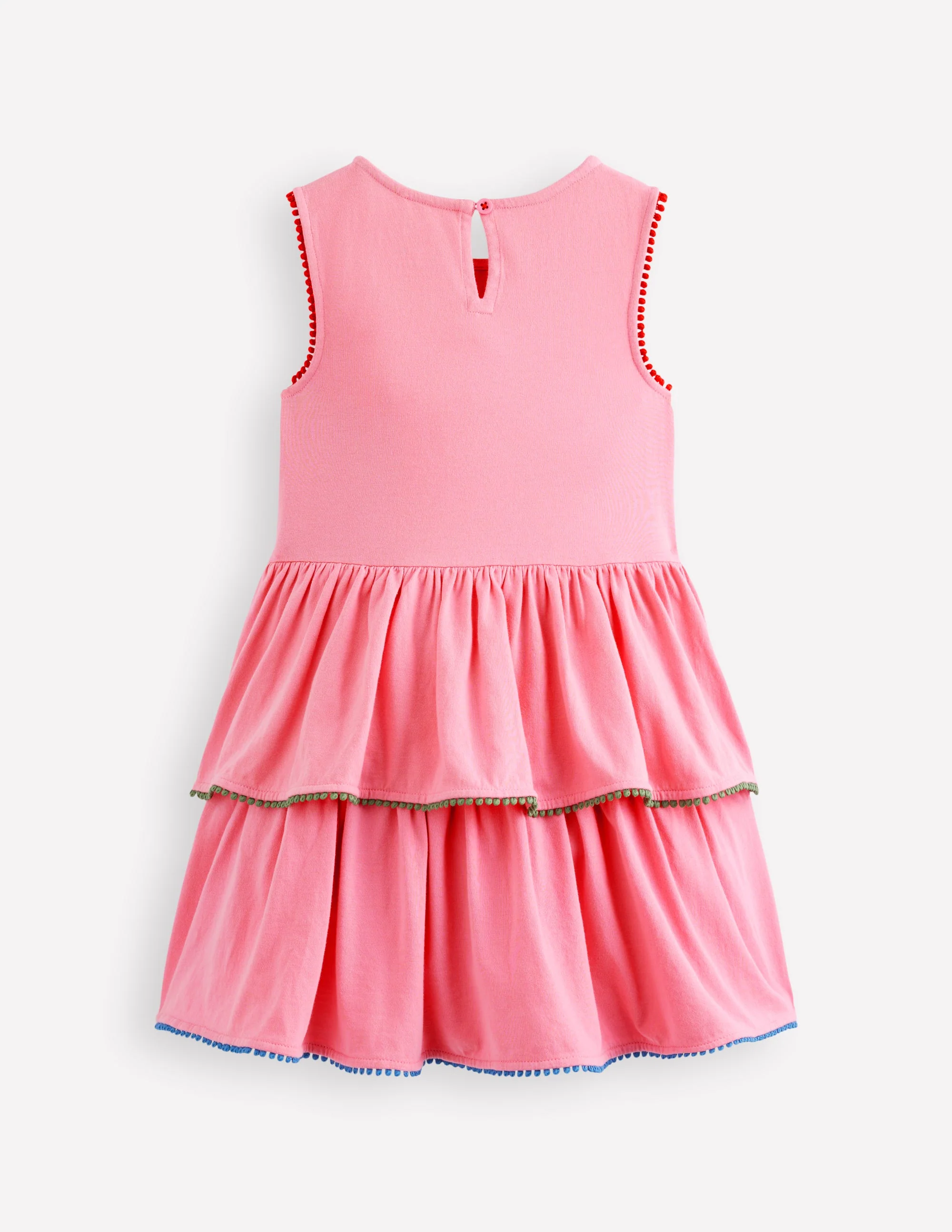 Tiered Jersey Sundress-Bubblegum Pink - Image 2