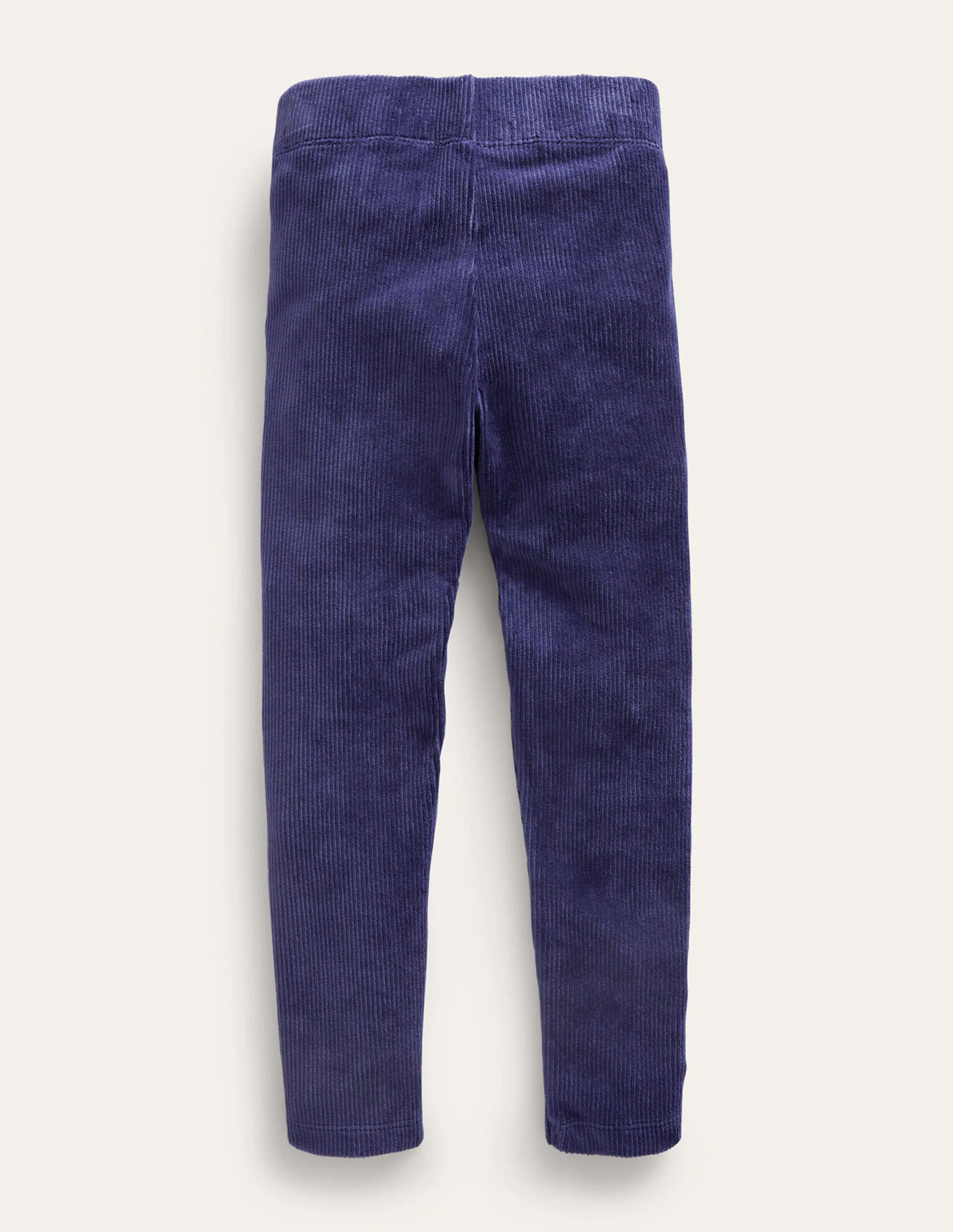 Velour Rib Leggings-Navy - Image 2