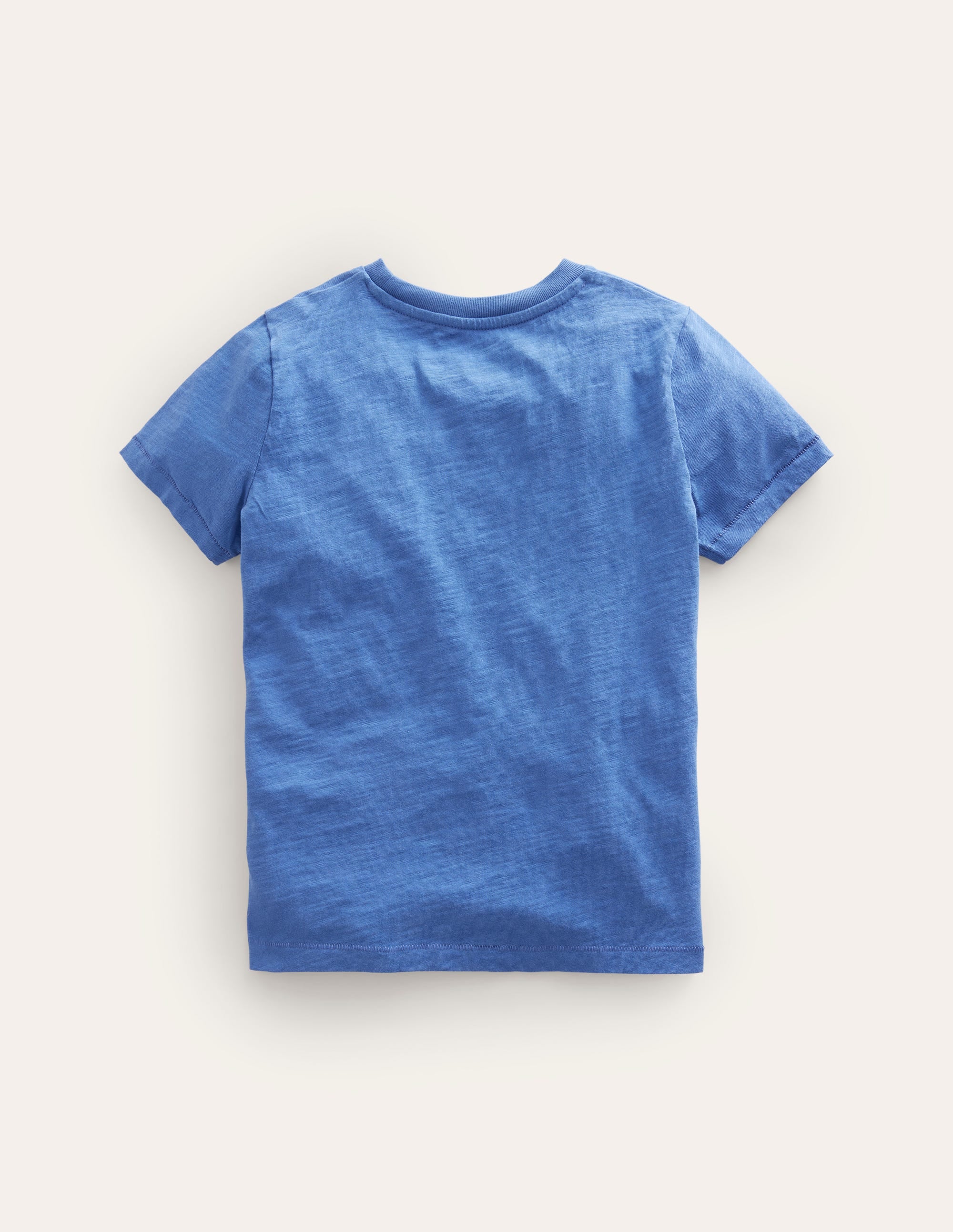 Washed Slub T-shirt-Delft Blue - Image 2