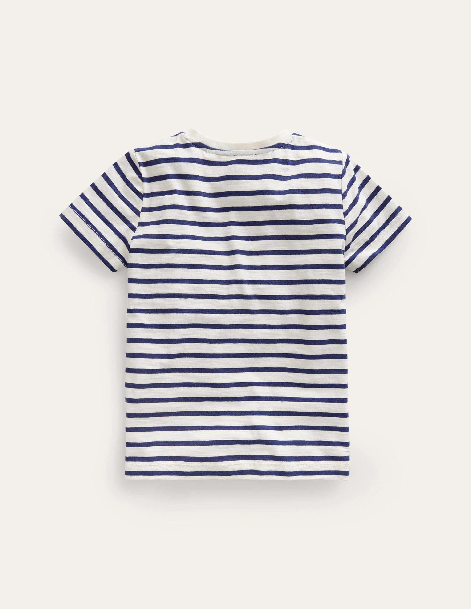 Washed Slub T-shirt-Starboard/Ivory - Image 2