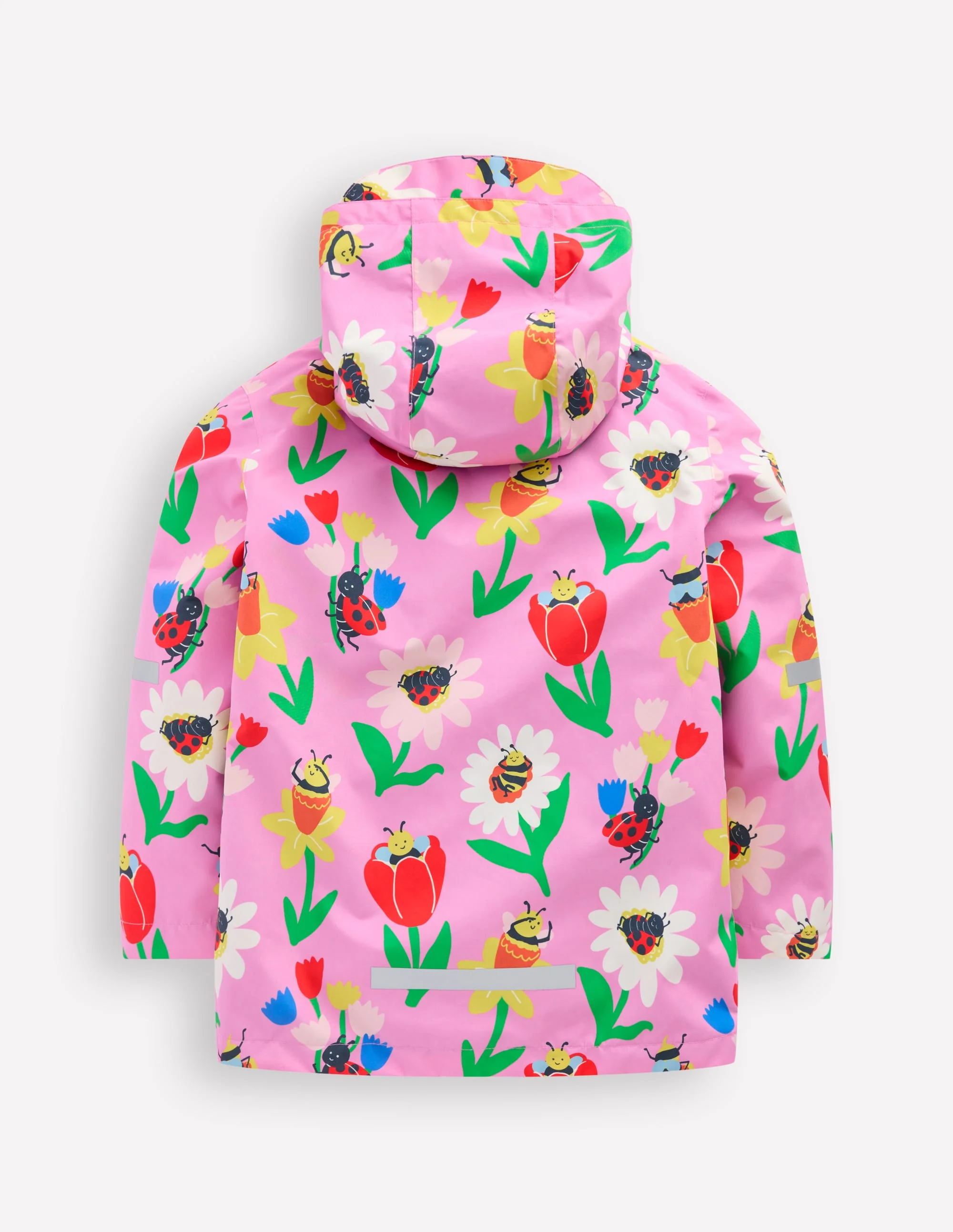 Waterproof Fisherman's Jacket-Pink Spring Garden - Image 2