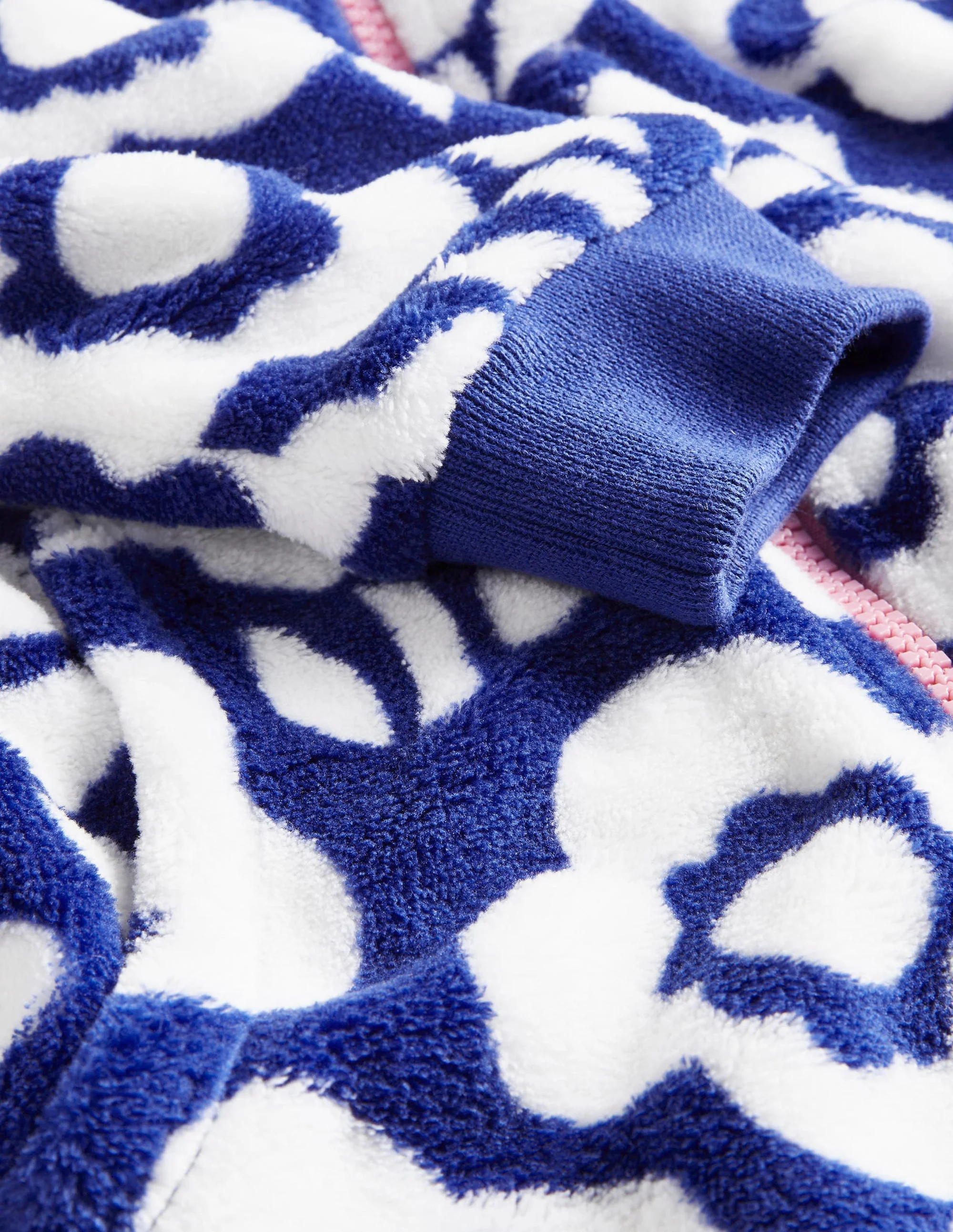 Zip-Up All-In-One-Bluing Blue Ski Floral - Image 3