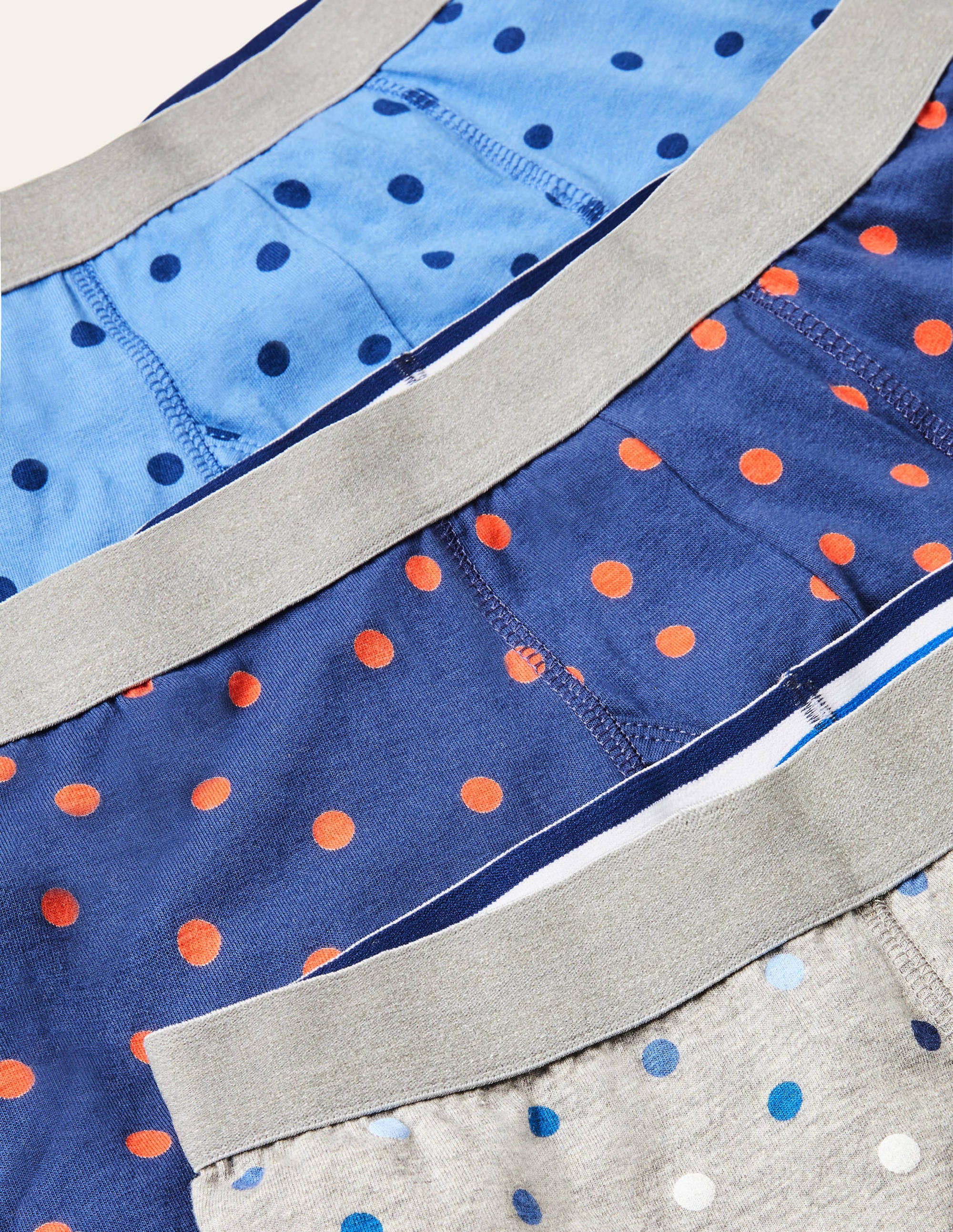 3 Pack Jersey Boxers-Blues Spot Multi Pack - Image 2