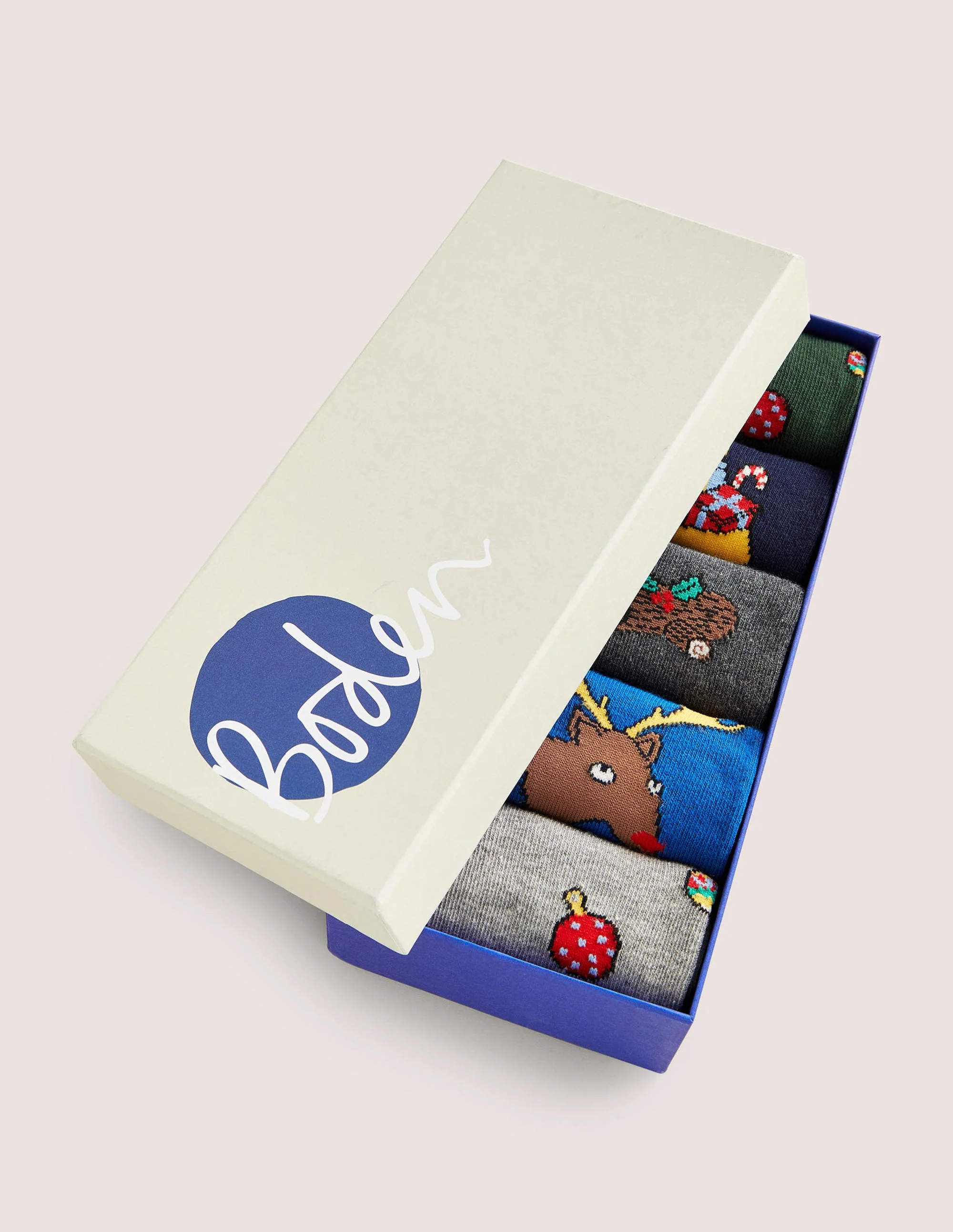 5 Pack Favourite Socks-Christmas Multi - Image 2