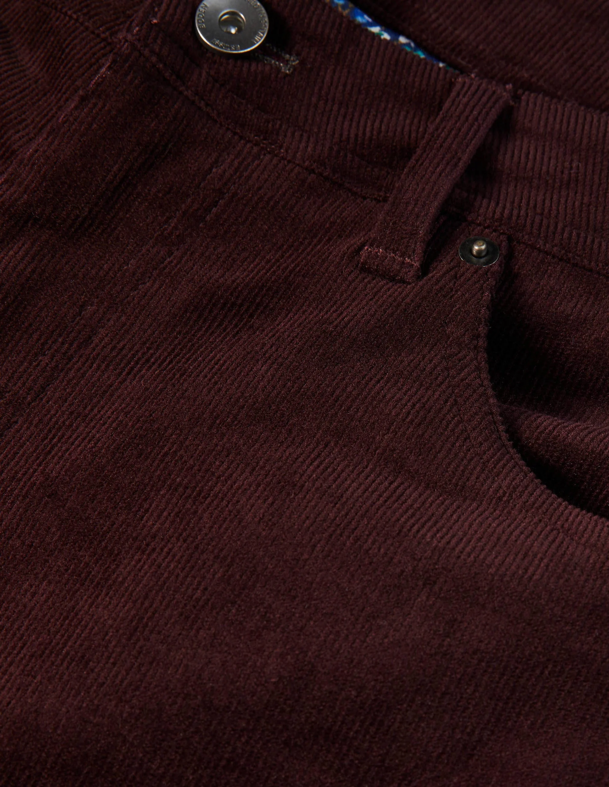 Belvedere Cord Pants-Purple Wine - Image 5