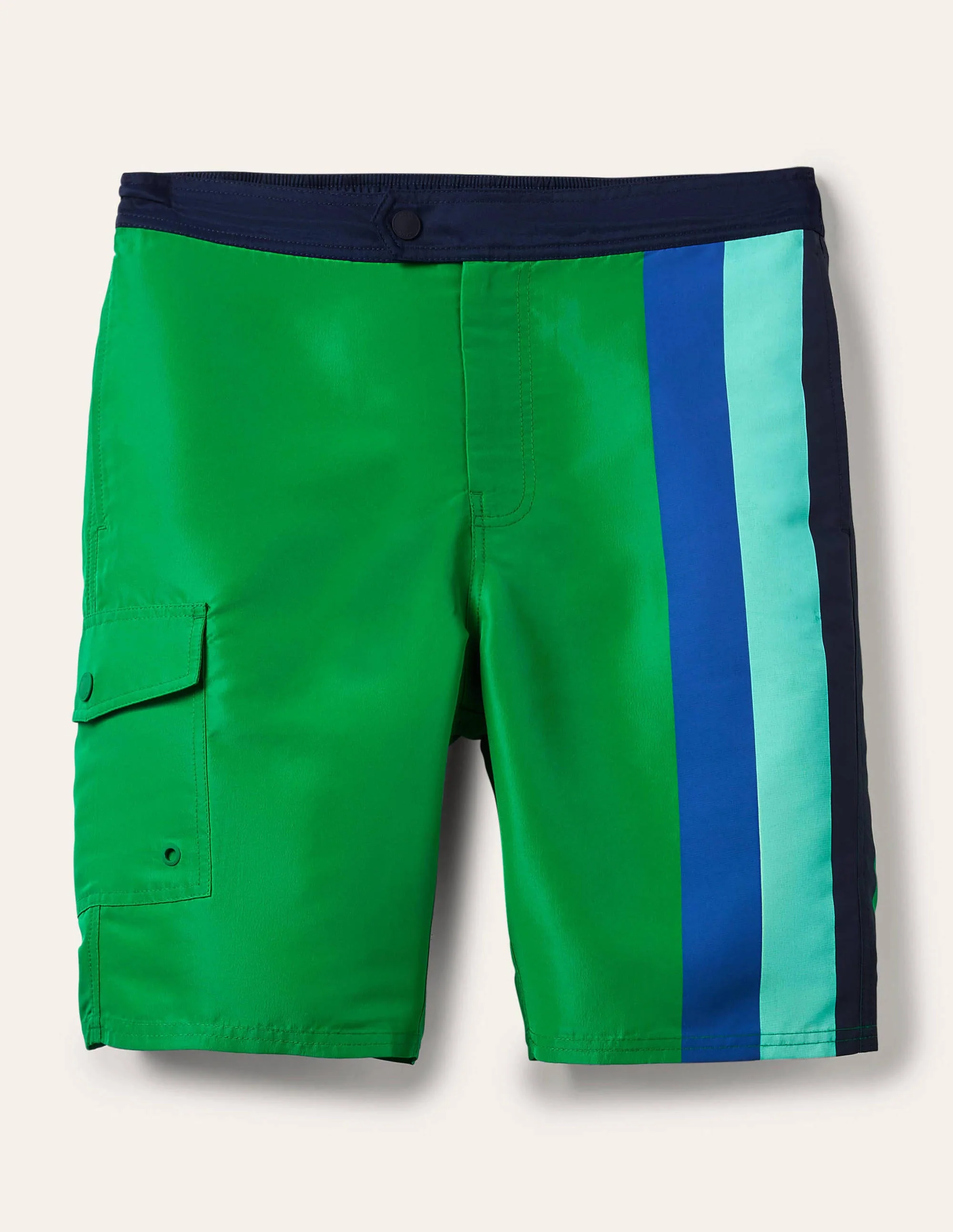 Board Shorts-Rich Emerald Stripe - Image 5