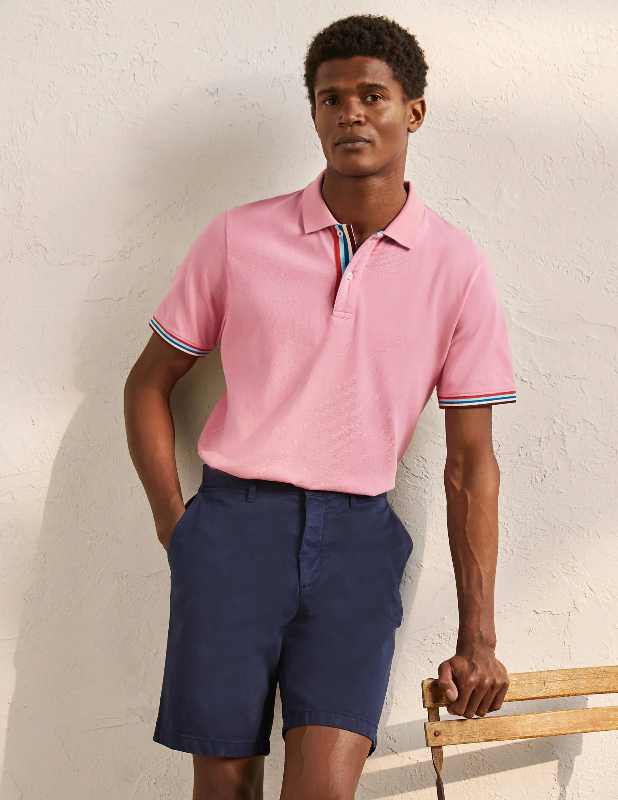 Chino Shorts-Navy