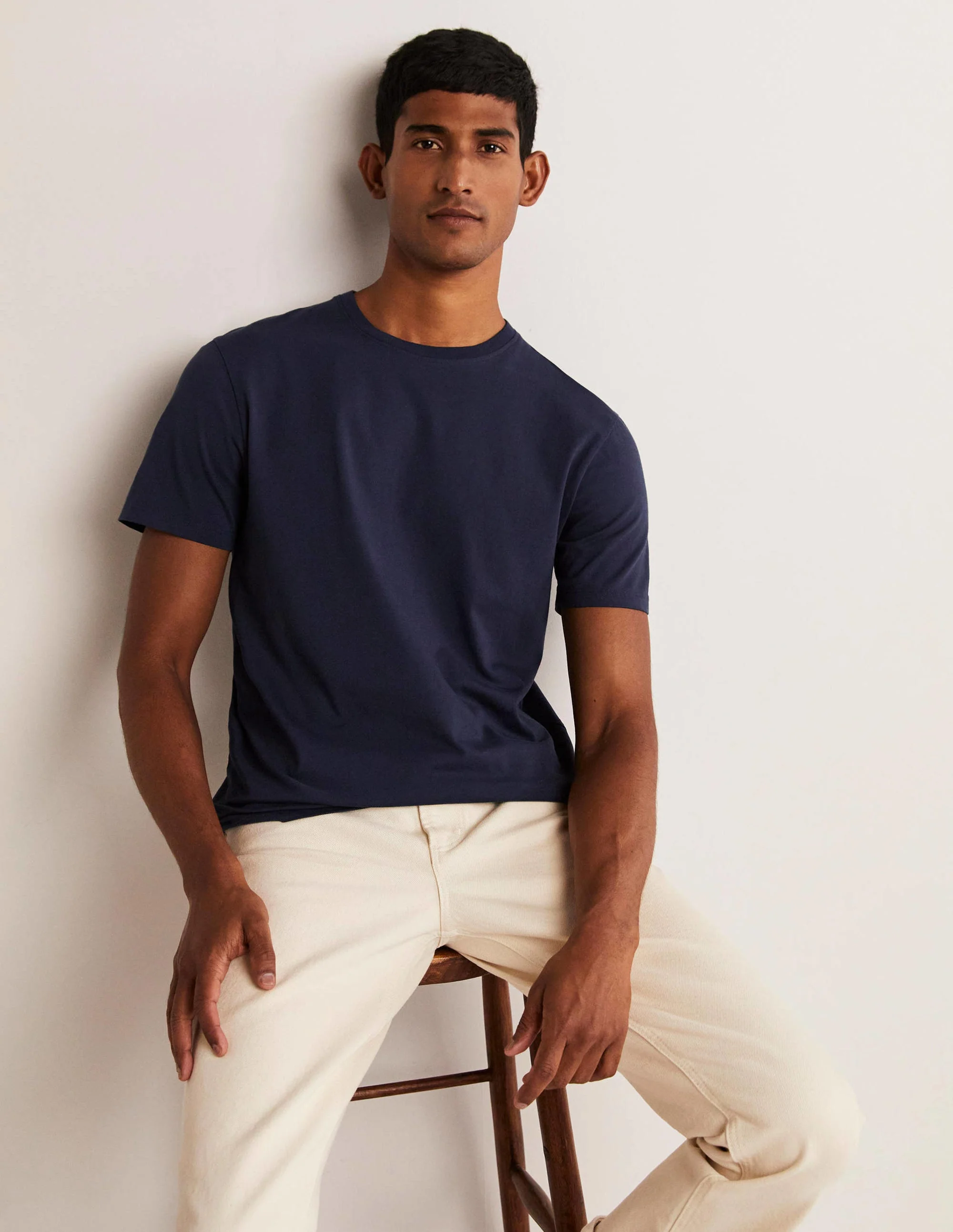 Classic Cotton T-shirt-Classic Navy