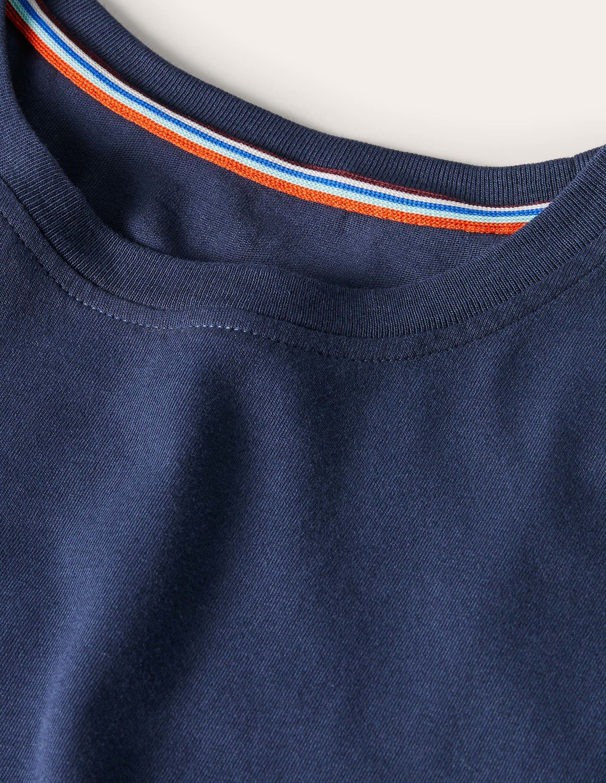 Classic Cotton T-shirt-Classic Navy - Image 6