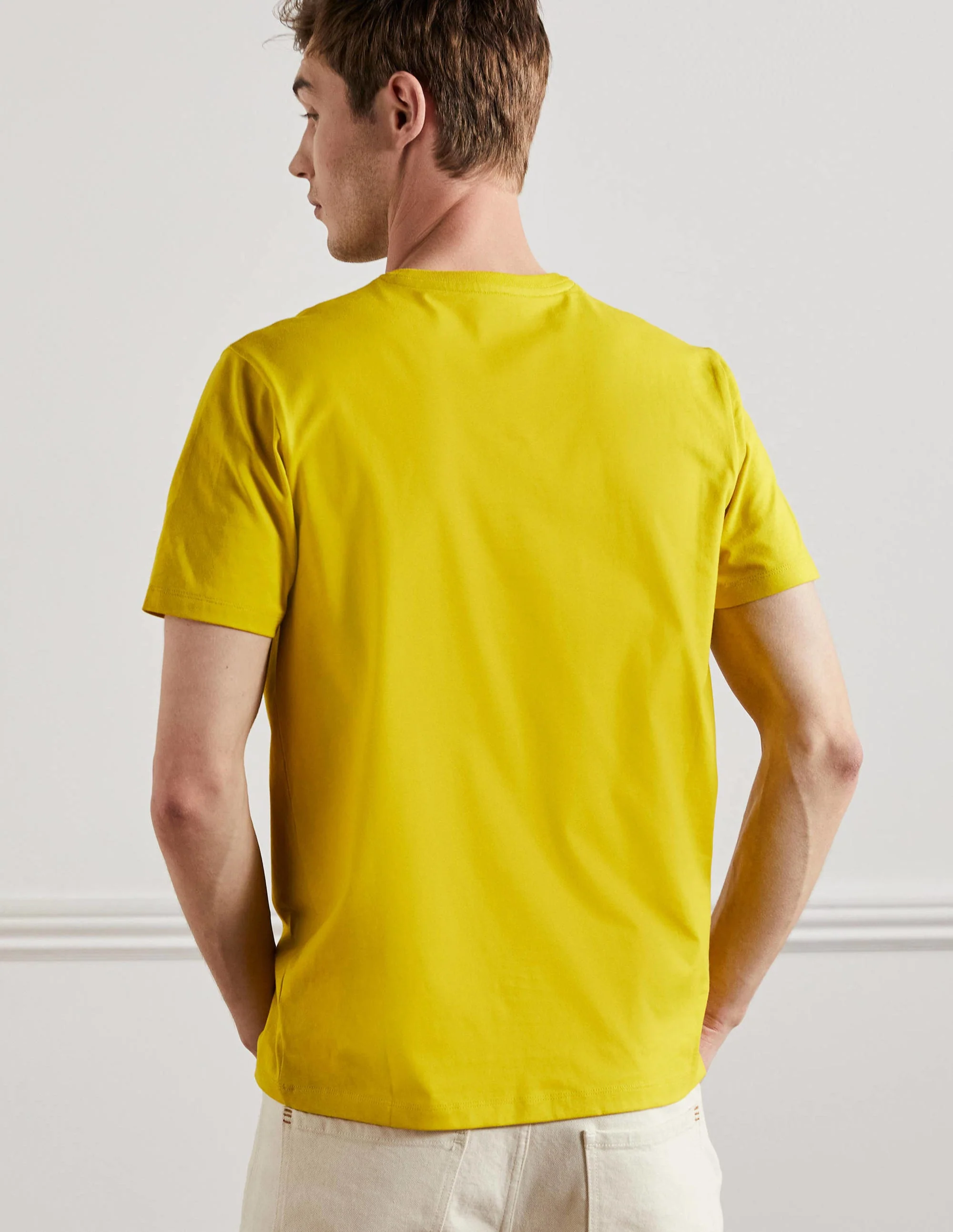 Classic Cotton T-shirt-Lime Tree - Image 3