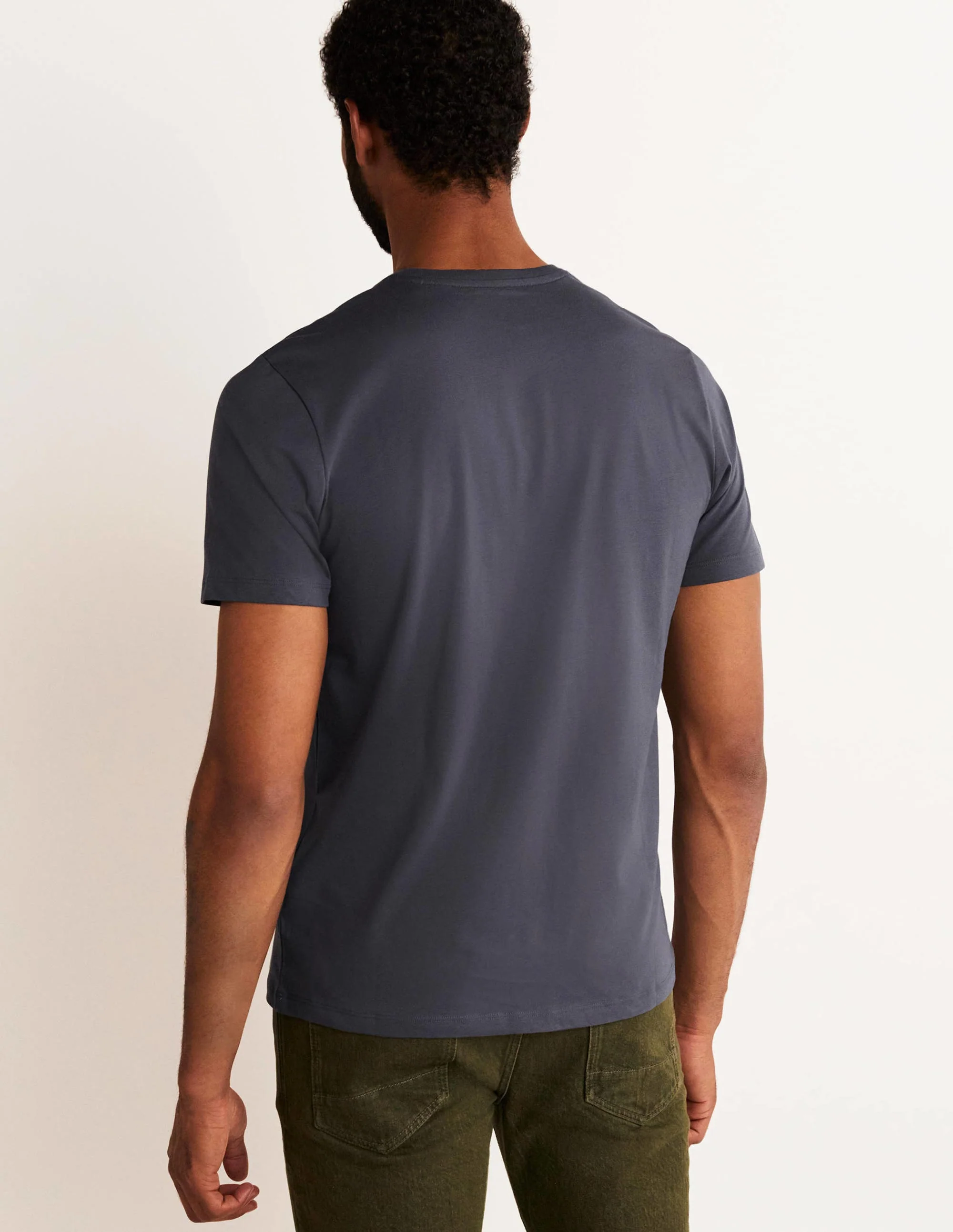 Classic Cotton T-shirt-London Grey - Image 3