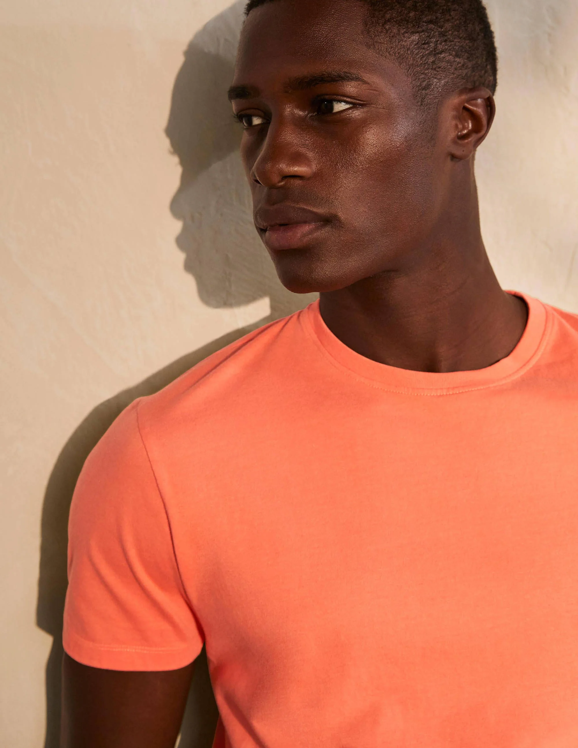 Classic Cotton T-shirt-Peach Echo - Image 4
