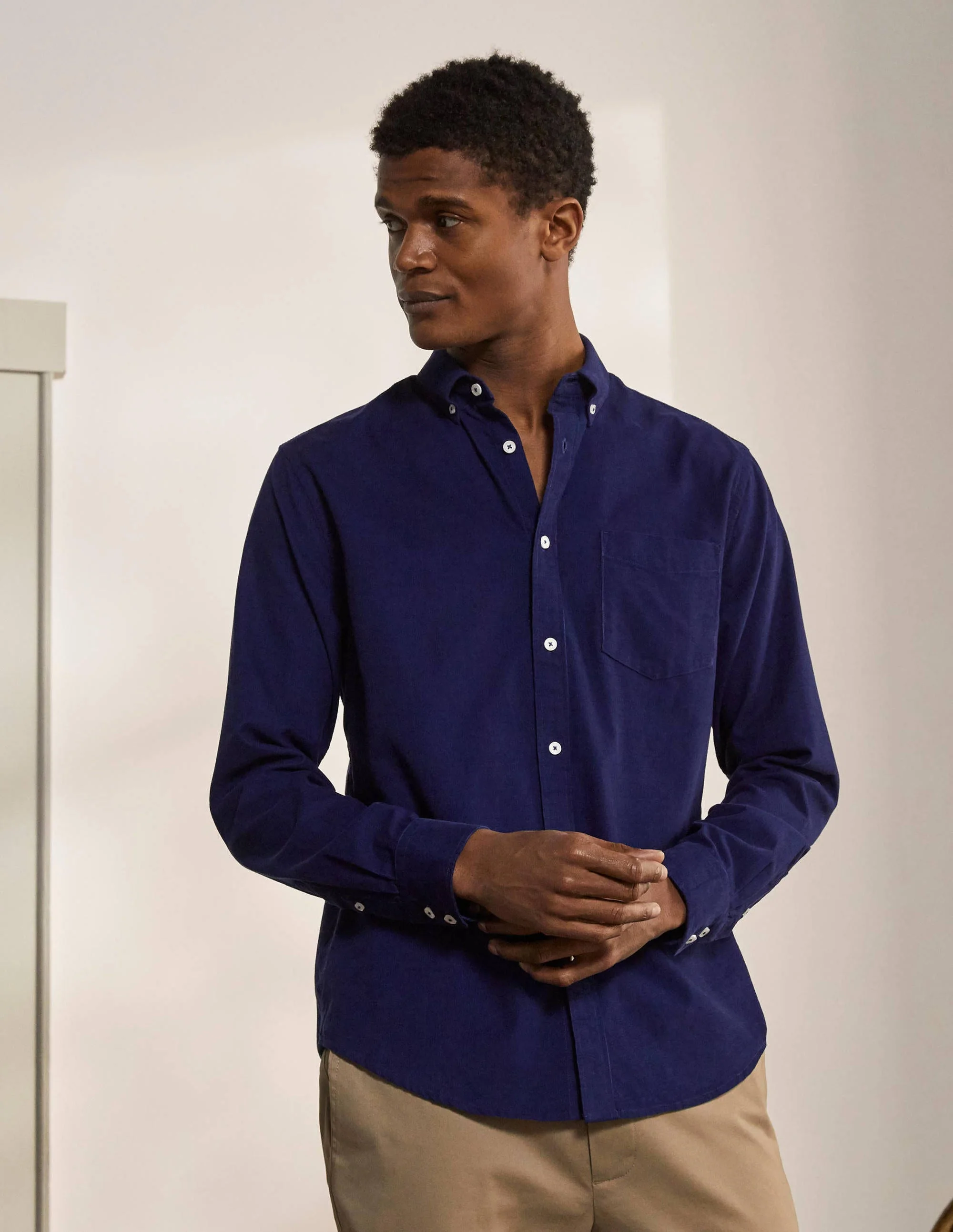 Cord Shirt-Space Blue - Image 2