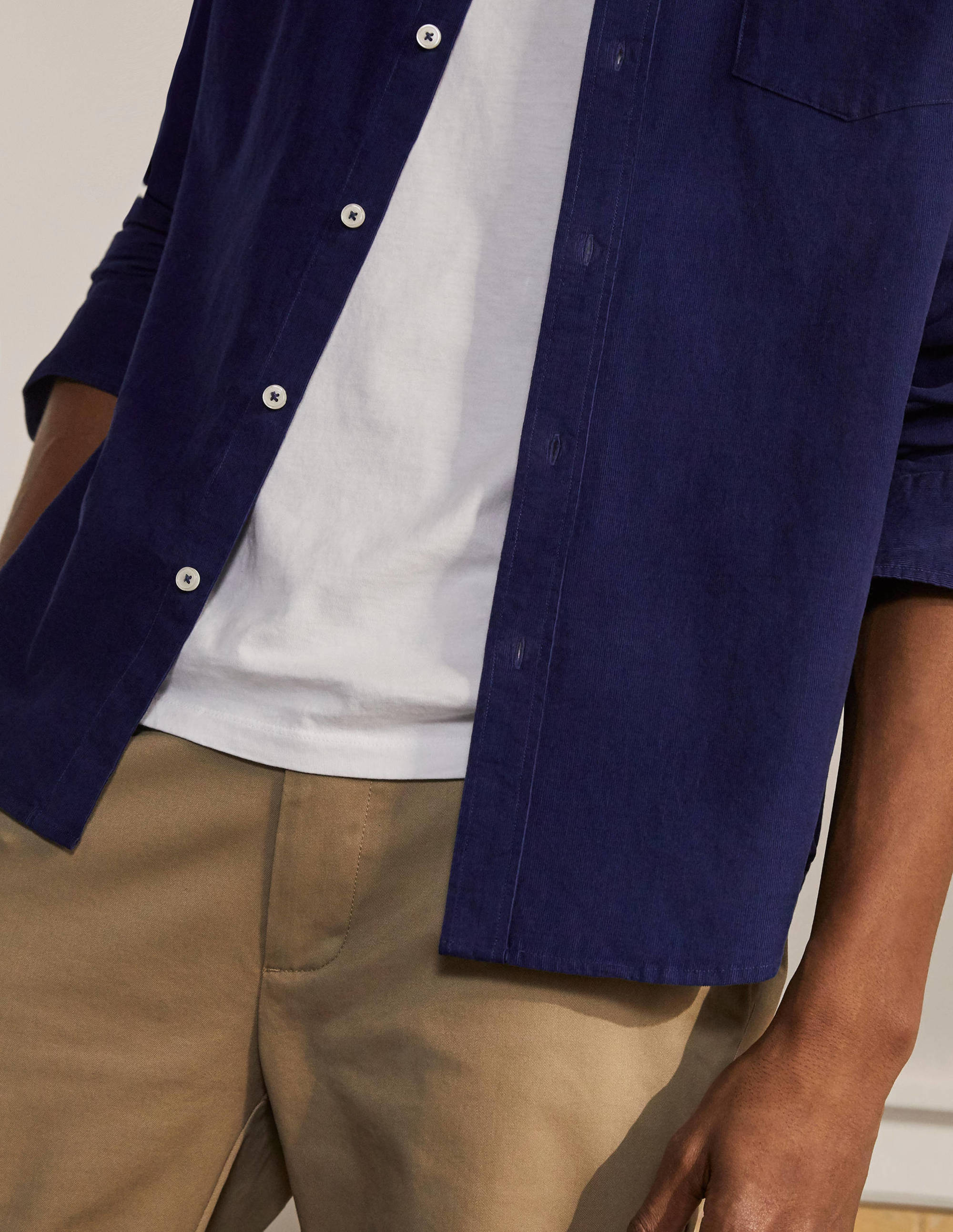 Cord Shirt-Space Blue - Image 5