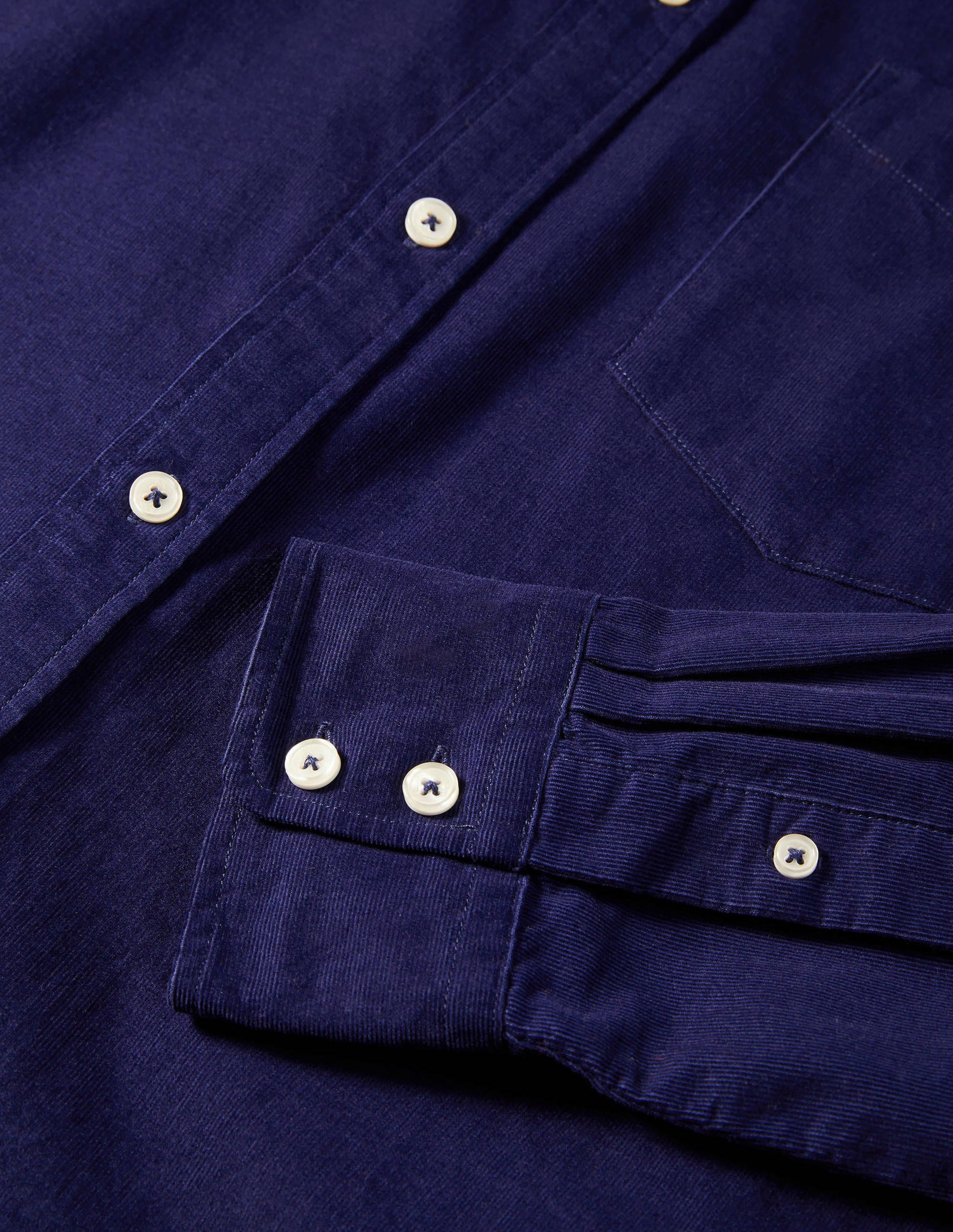 Cord Shirt-Space Blue - Image 7