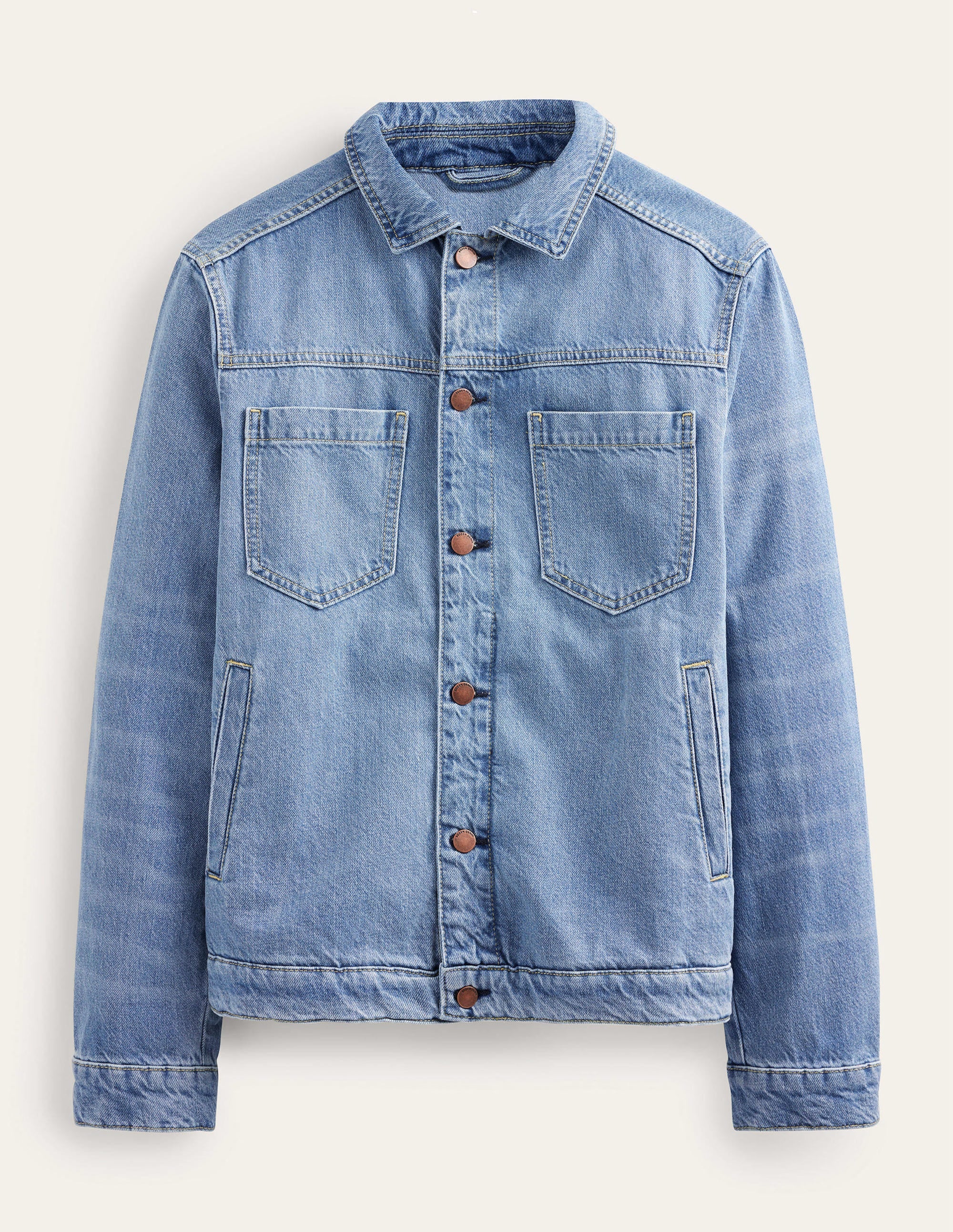Denim Trucker-Mid Wash - Image 5