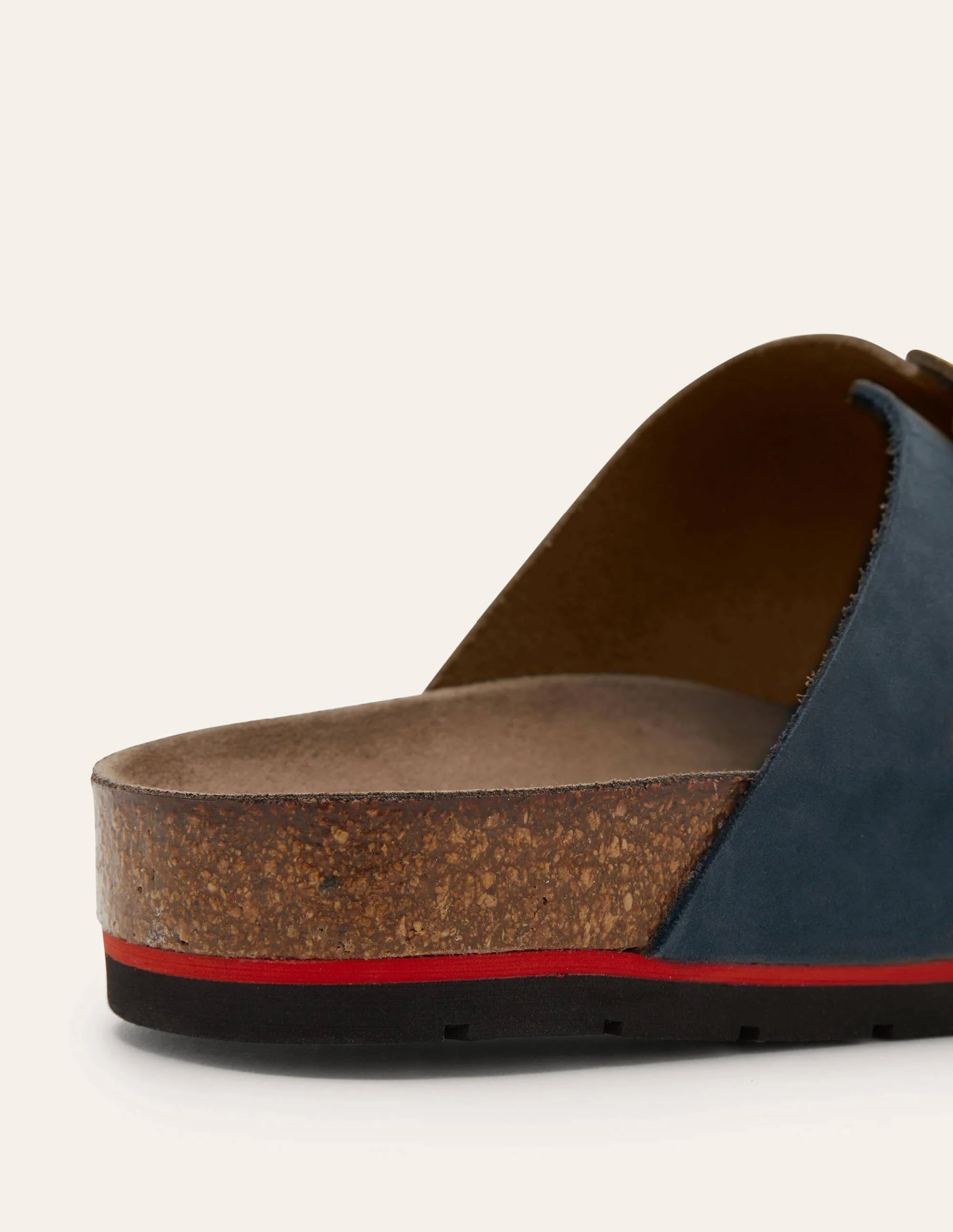 Double Strap Sandal-Green Khaki Colourblock - Image 3