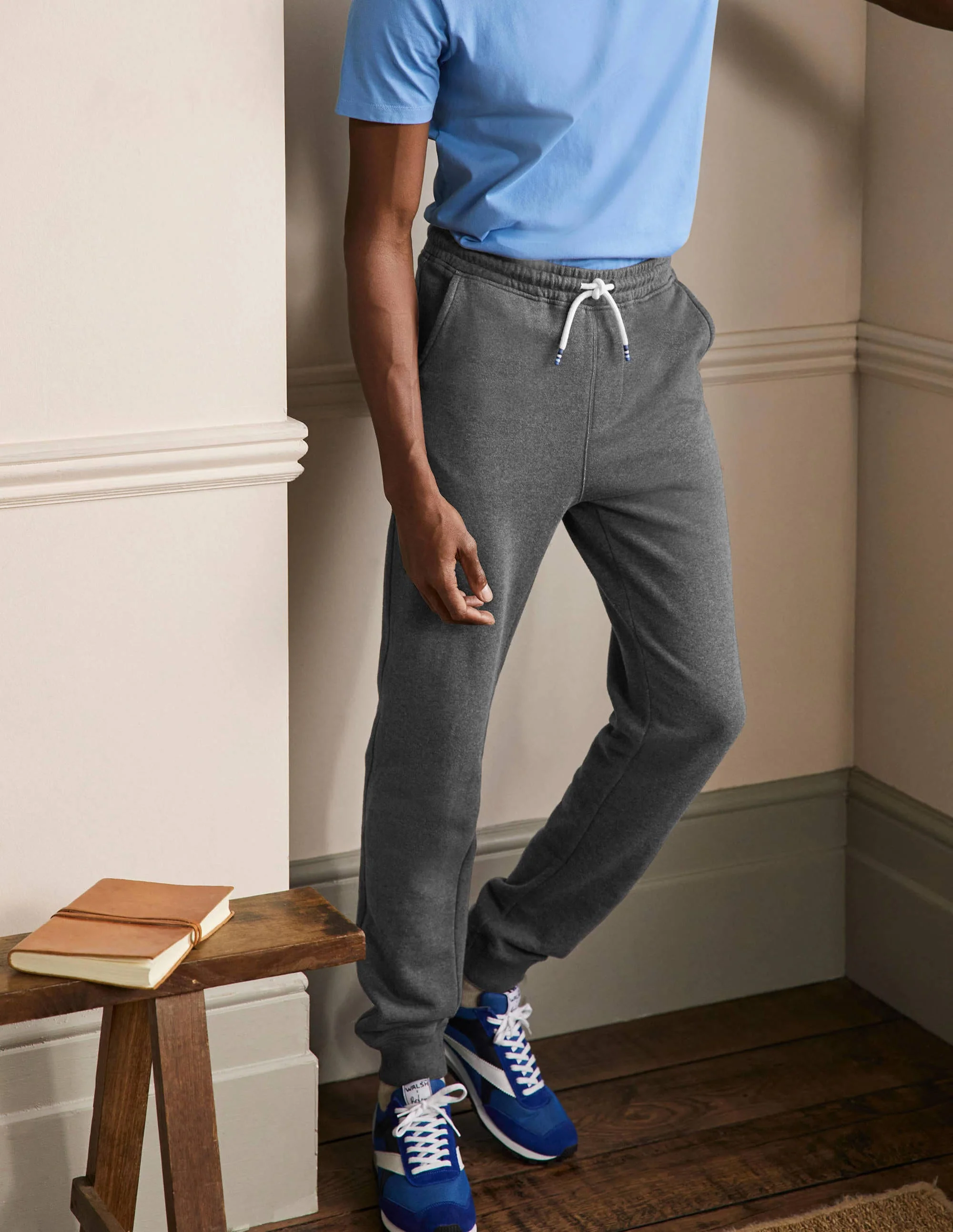 Irvine Joggers-Charcoal Marl - Image 4