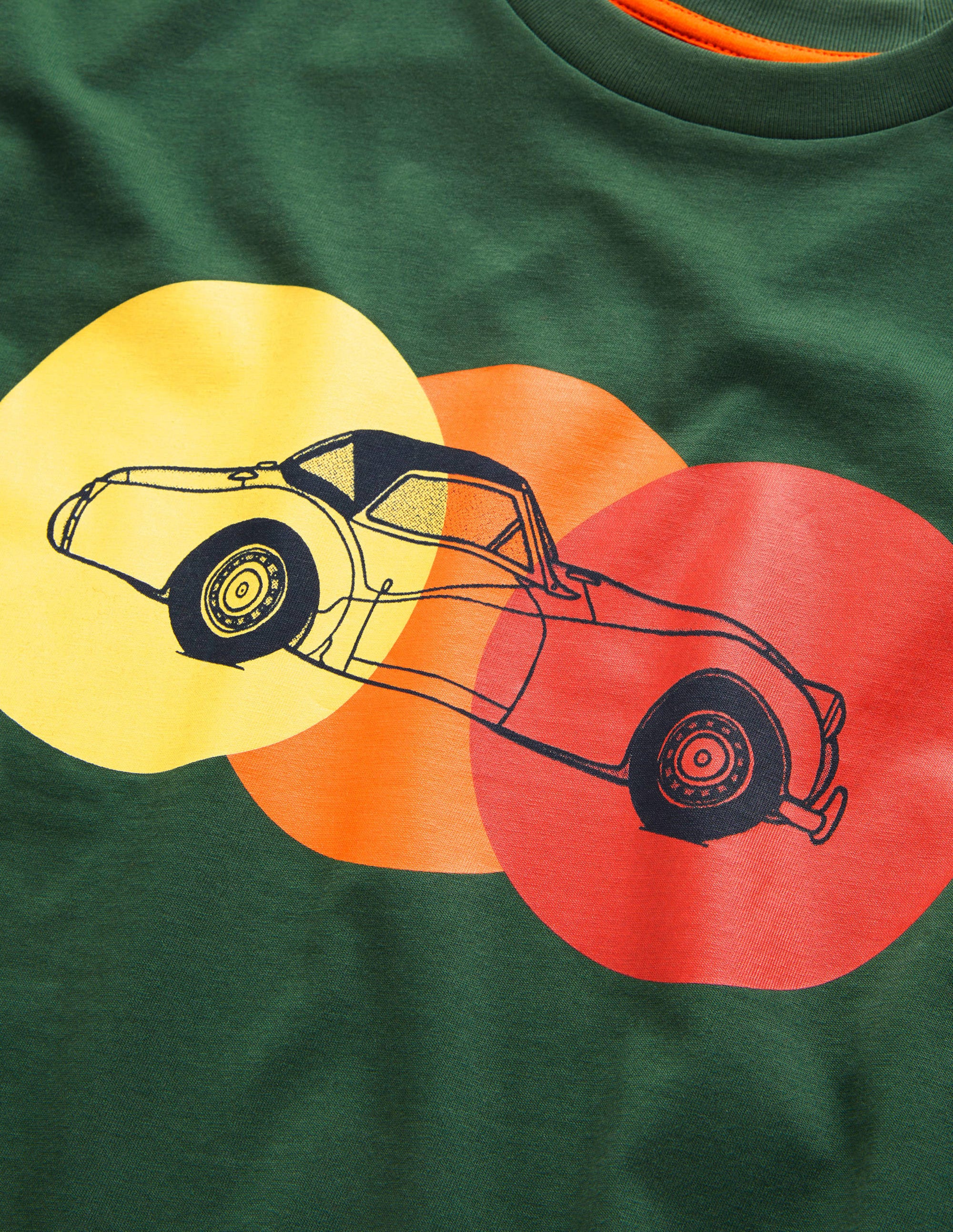 Kingston T-shirt-Park Green Car - Image 5
