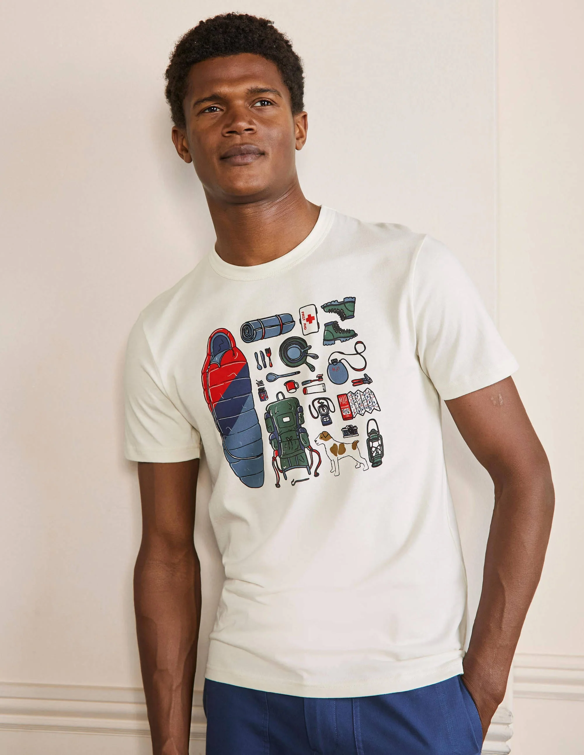 Kingston T-shirt-White Camping Trip