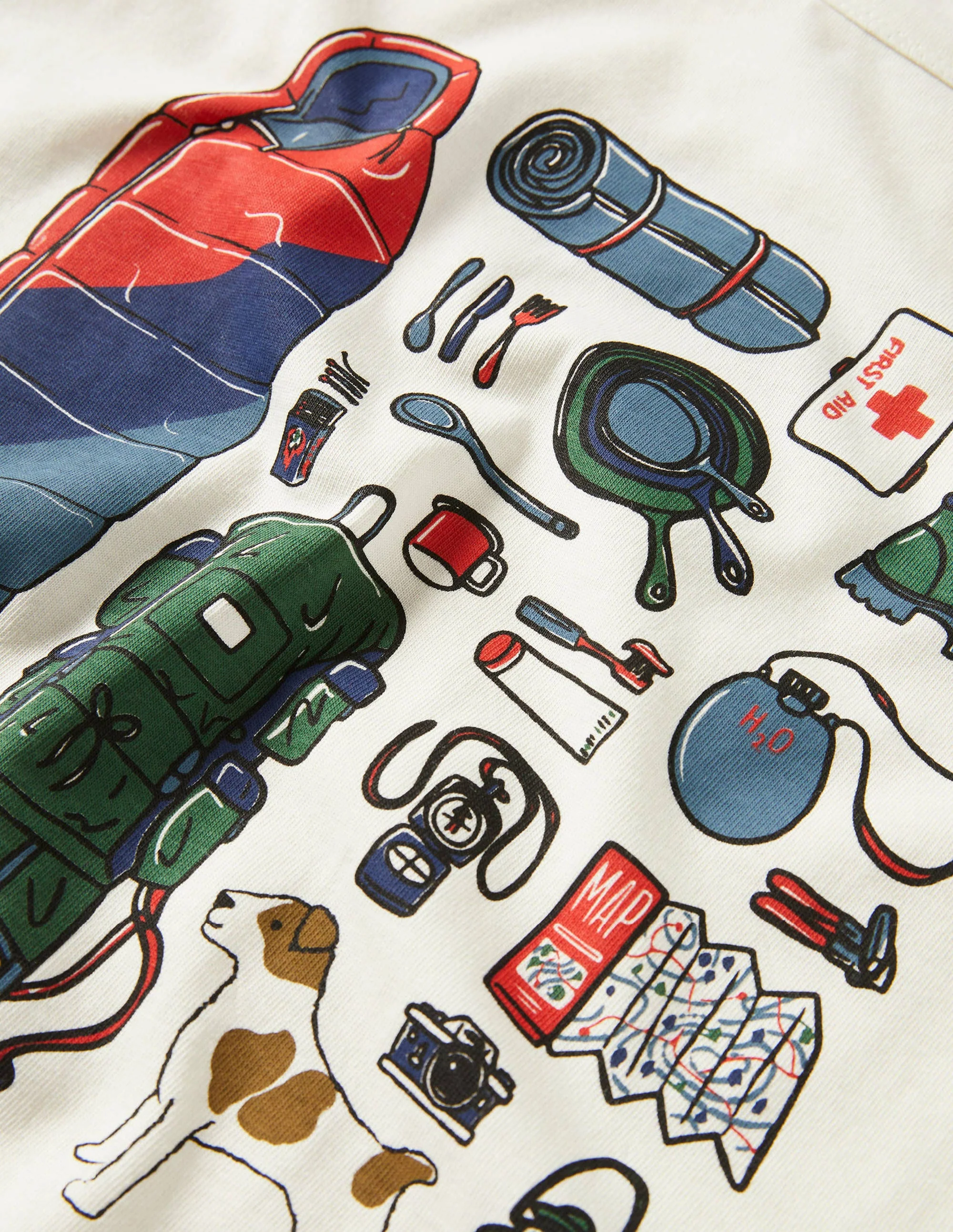 Kingston T-shirt-White Camping Trip - Image 5