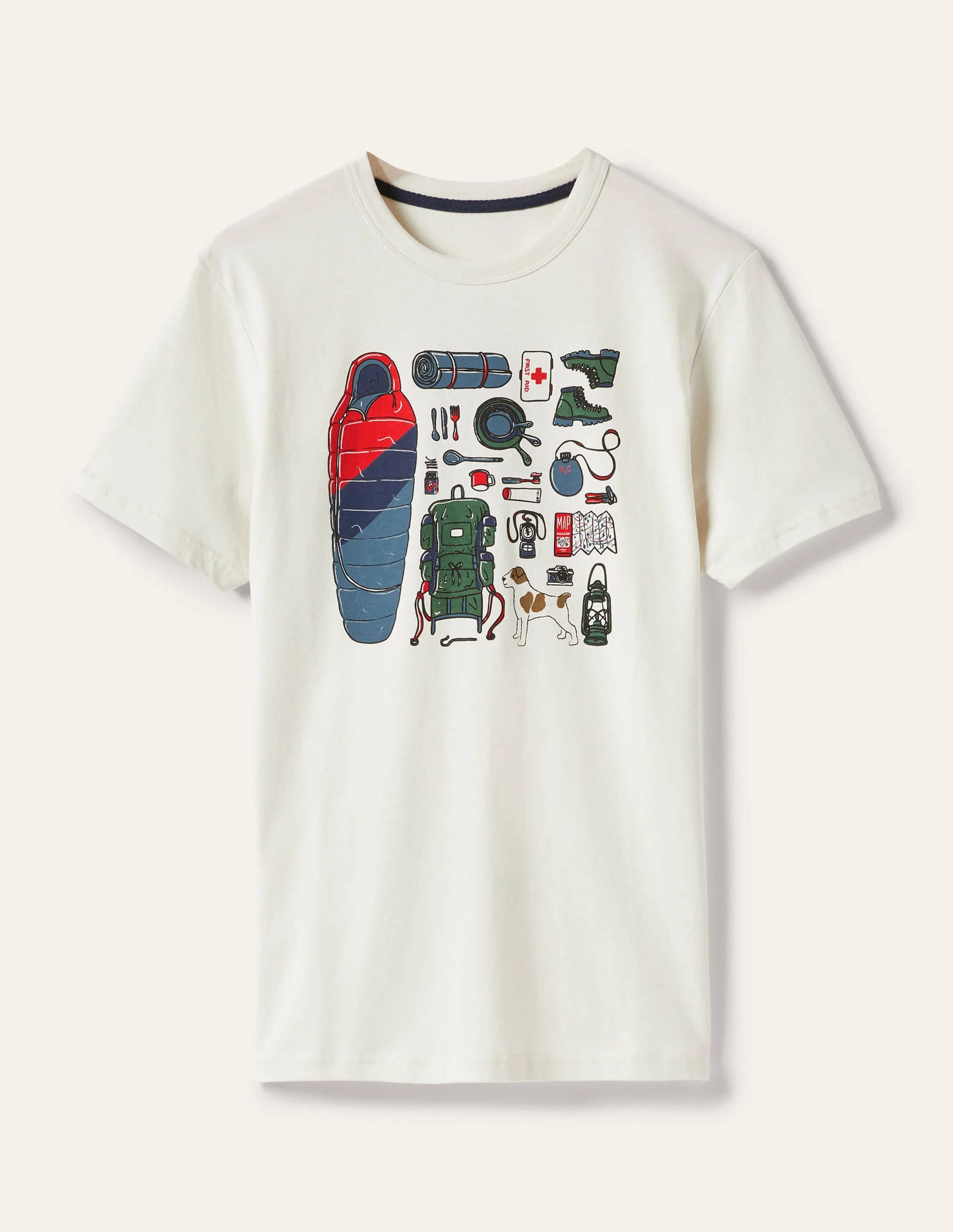 Kingston T-shirt-White Camping Trip - Image 6
