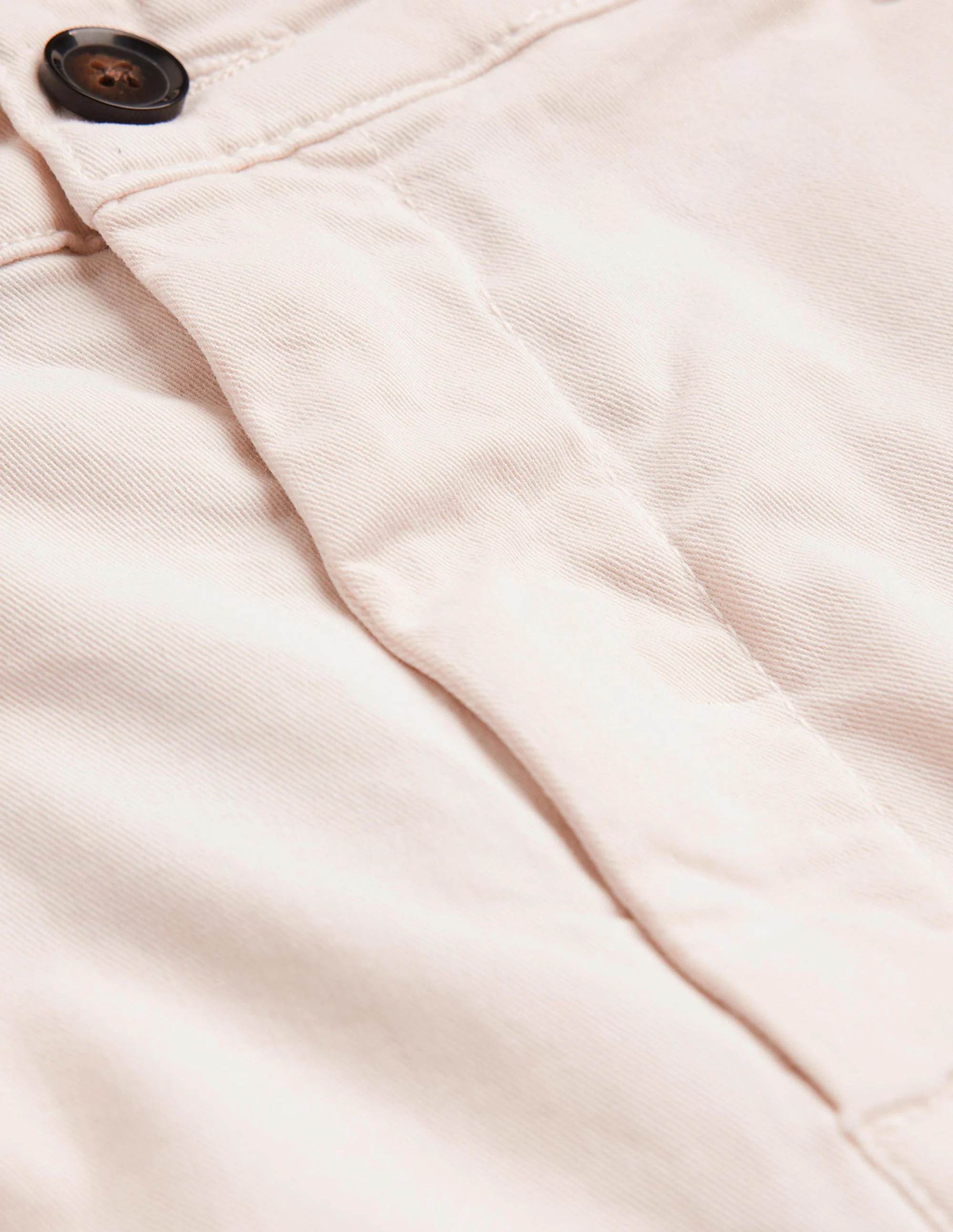 Laundered Chino Shorts-Ivory - Image 2