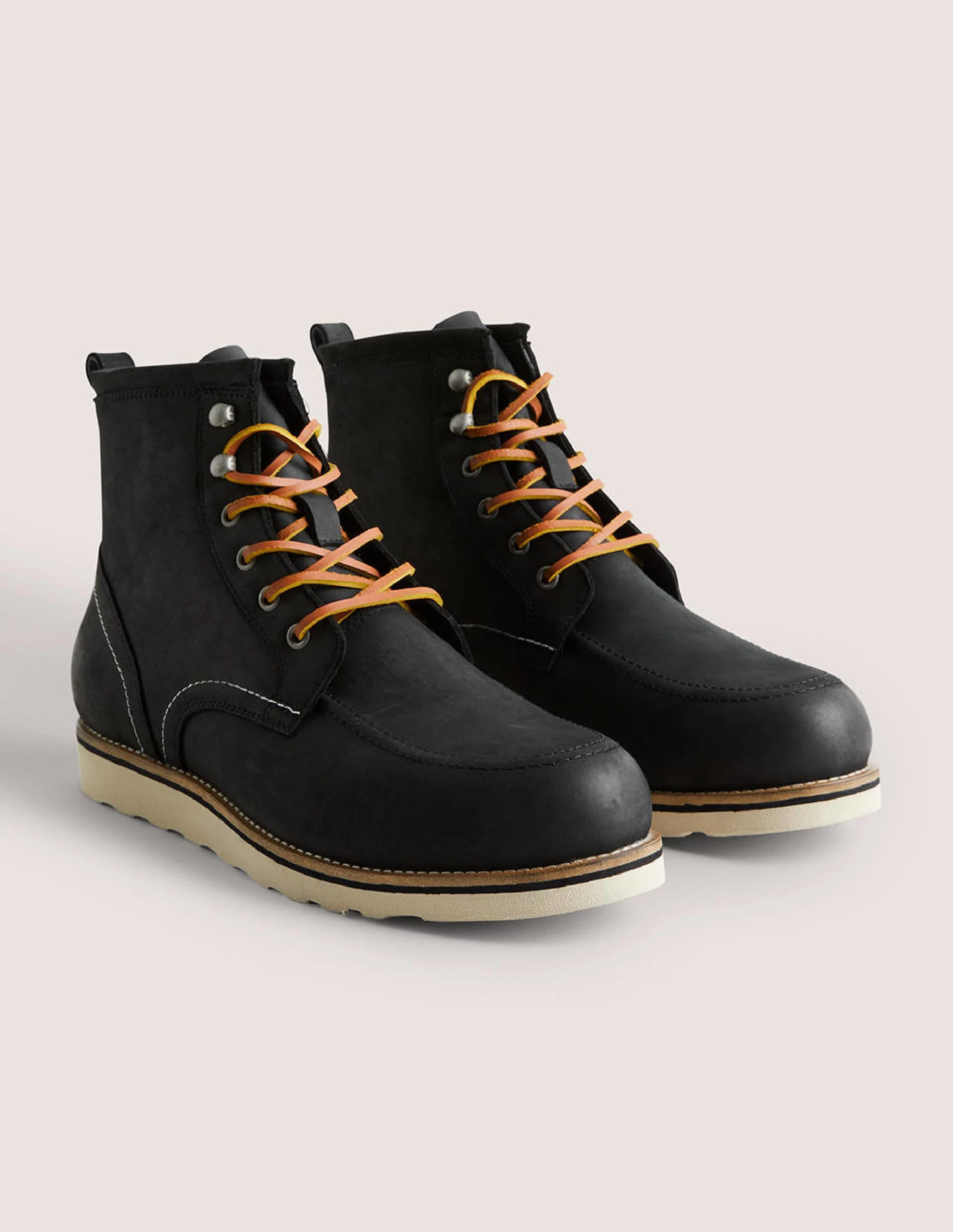 Leather Chukka Boots-Black - Image 2