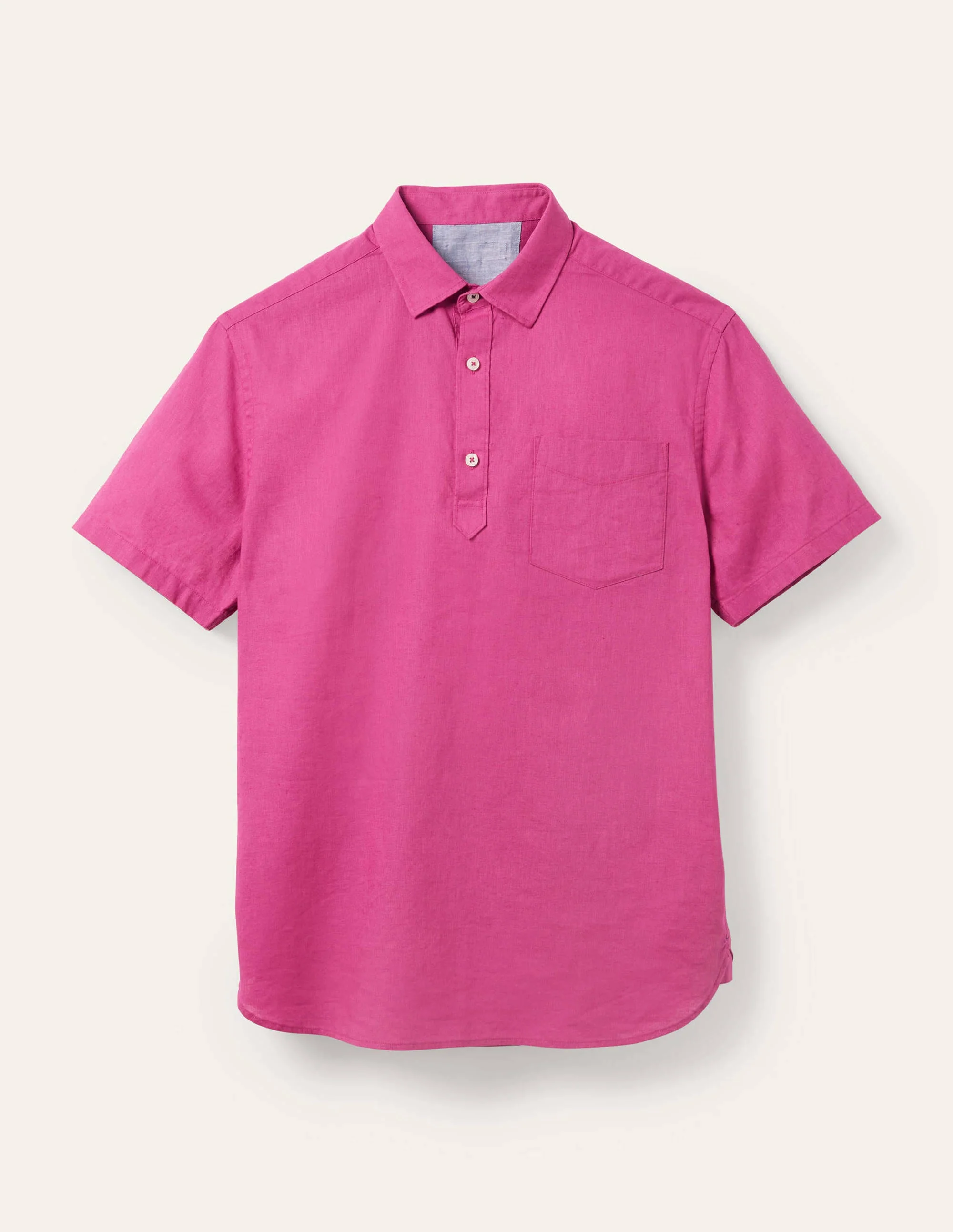 Linen Cotton Popover-Berry Mauve - Image 6