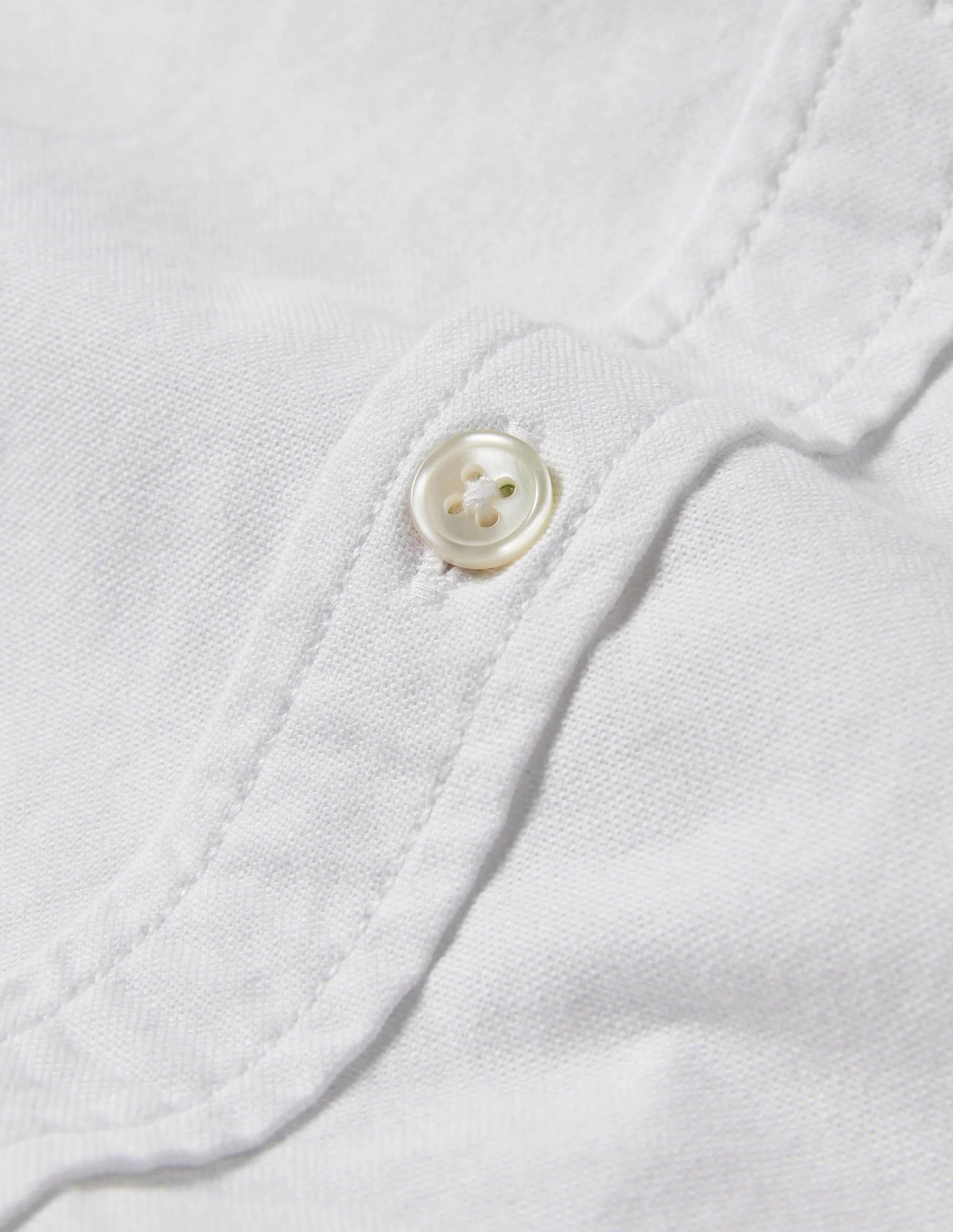 Mens' Oxford Shirt-White - Image 5