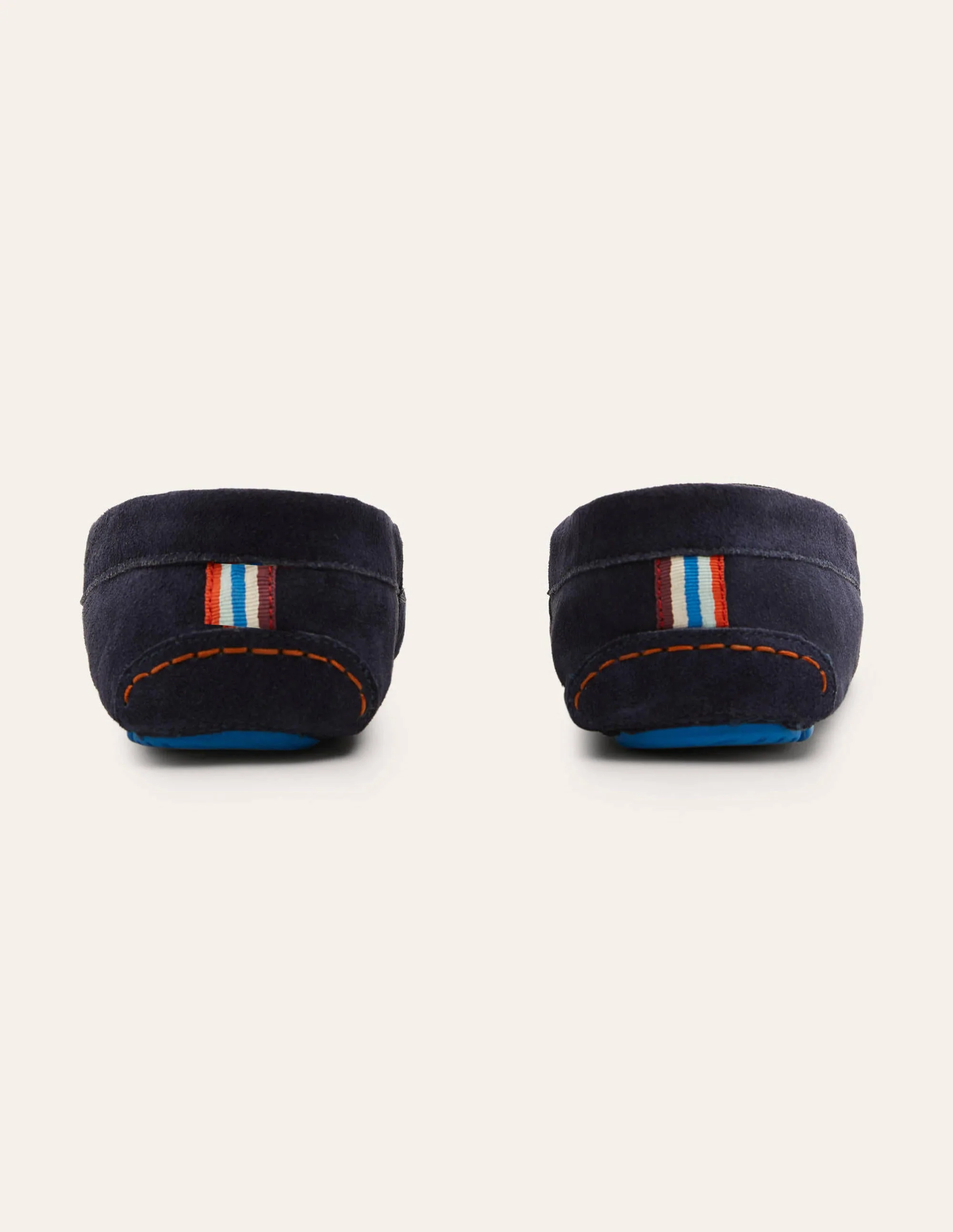 Moccasin Slippers-Navy - Image 2