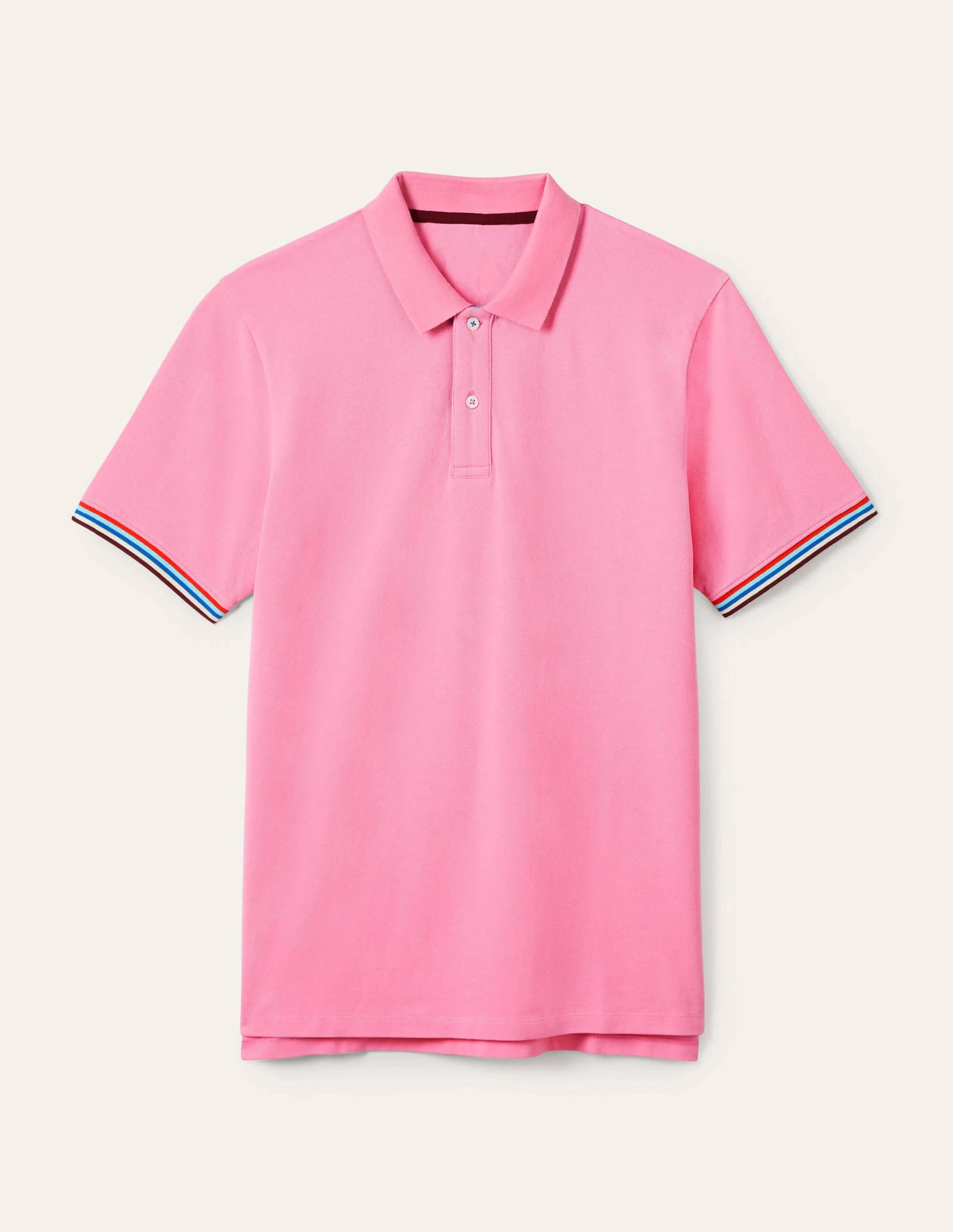 Piqué Polo Shirt-Bright Petal - Image 6