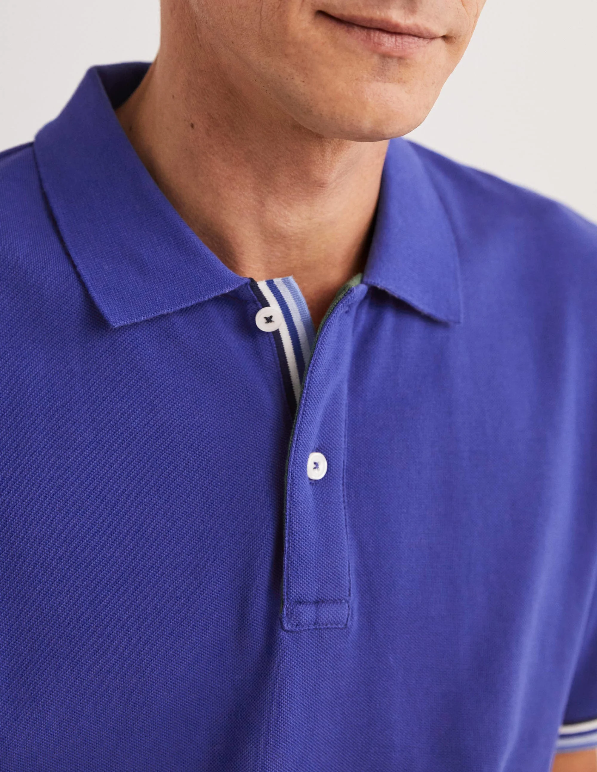 Piqué Polo Shirt-Regal Blue - Image 2