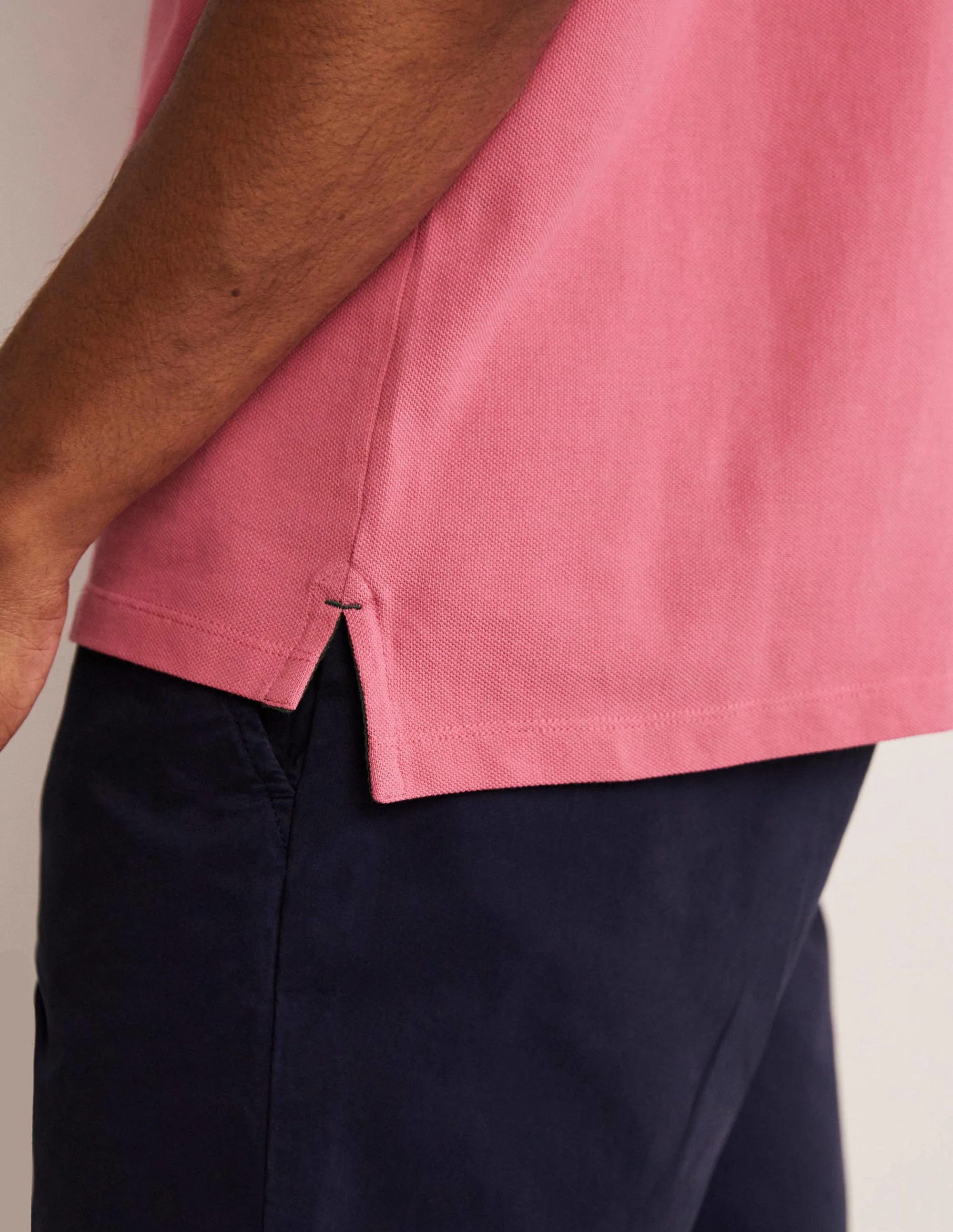 Piqué Polo Shirt-Sweet William Pink - Image 2
