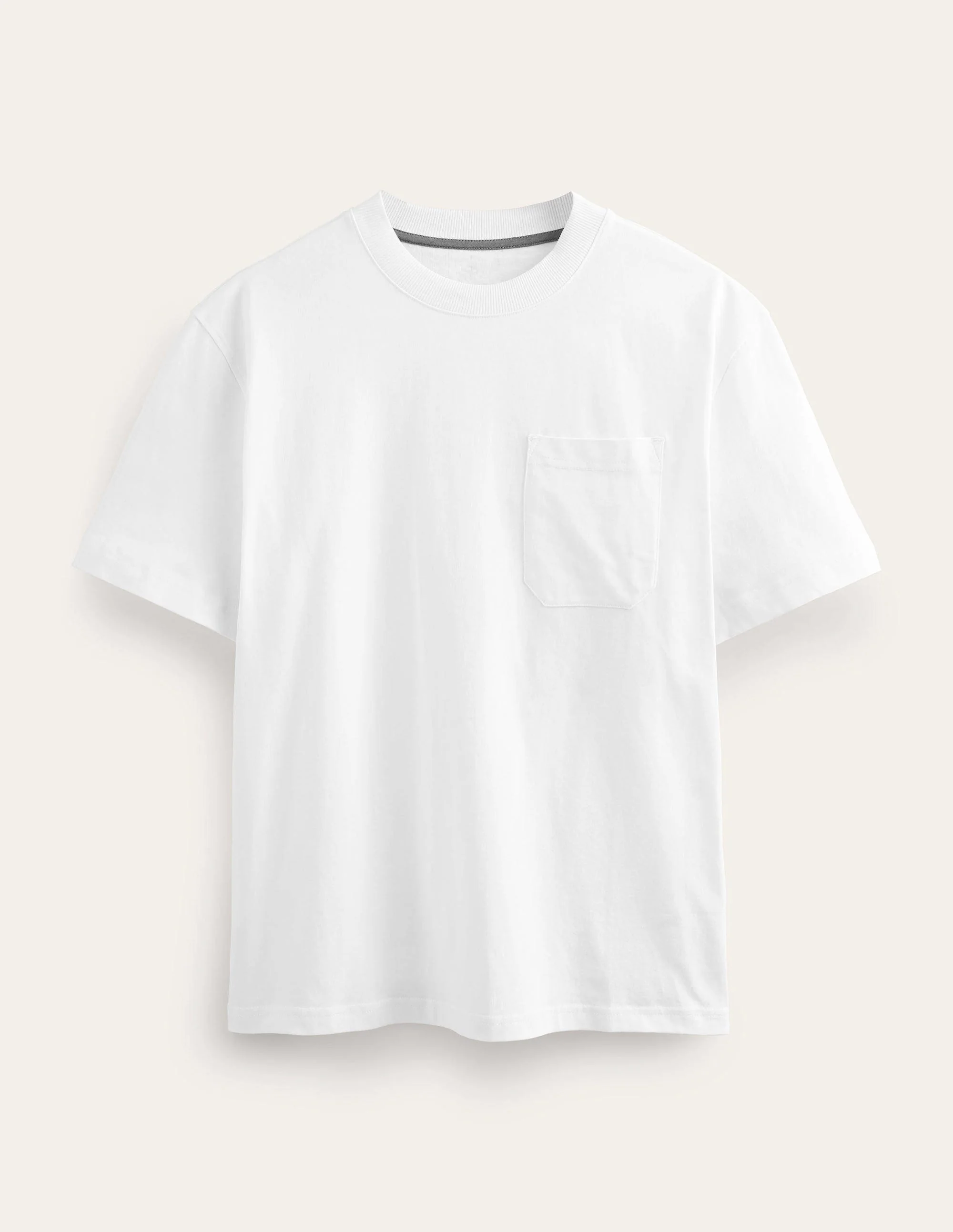 Relaxed Short Sleeve T-shirt-White - Image 5