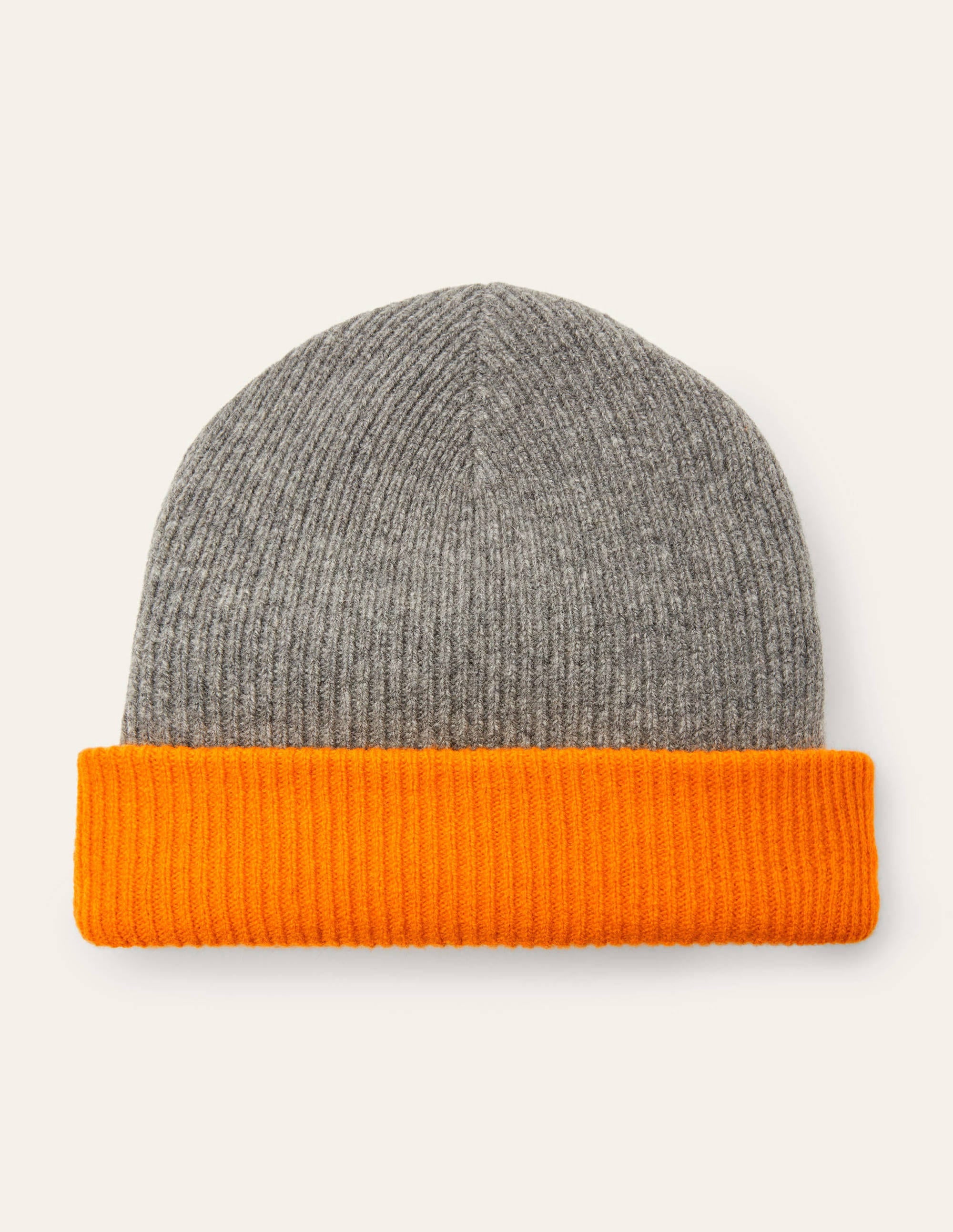 Reversible Merino Hat-Orange Reversible - Image 2