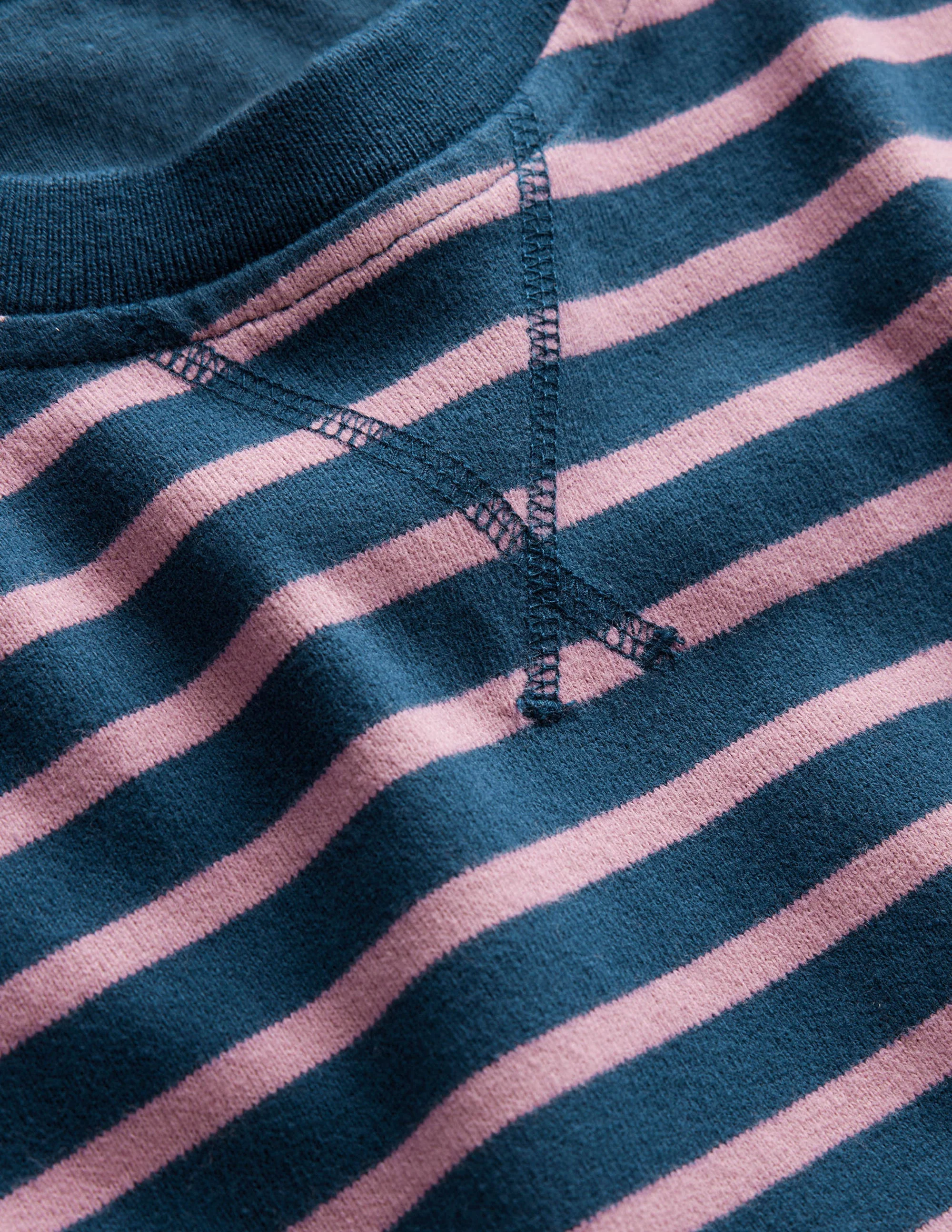 Rugby Long Sleeve Crew-Navy Blue/Lilas - Image 2