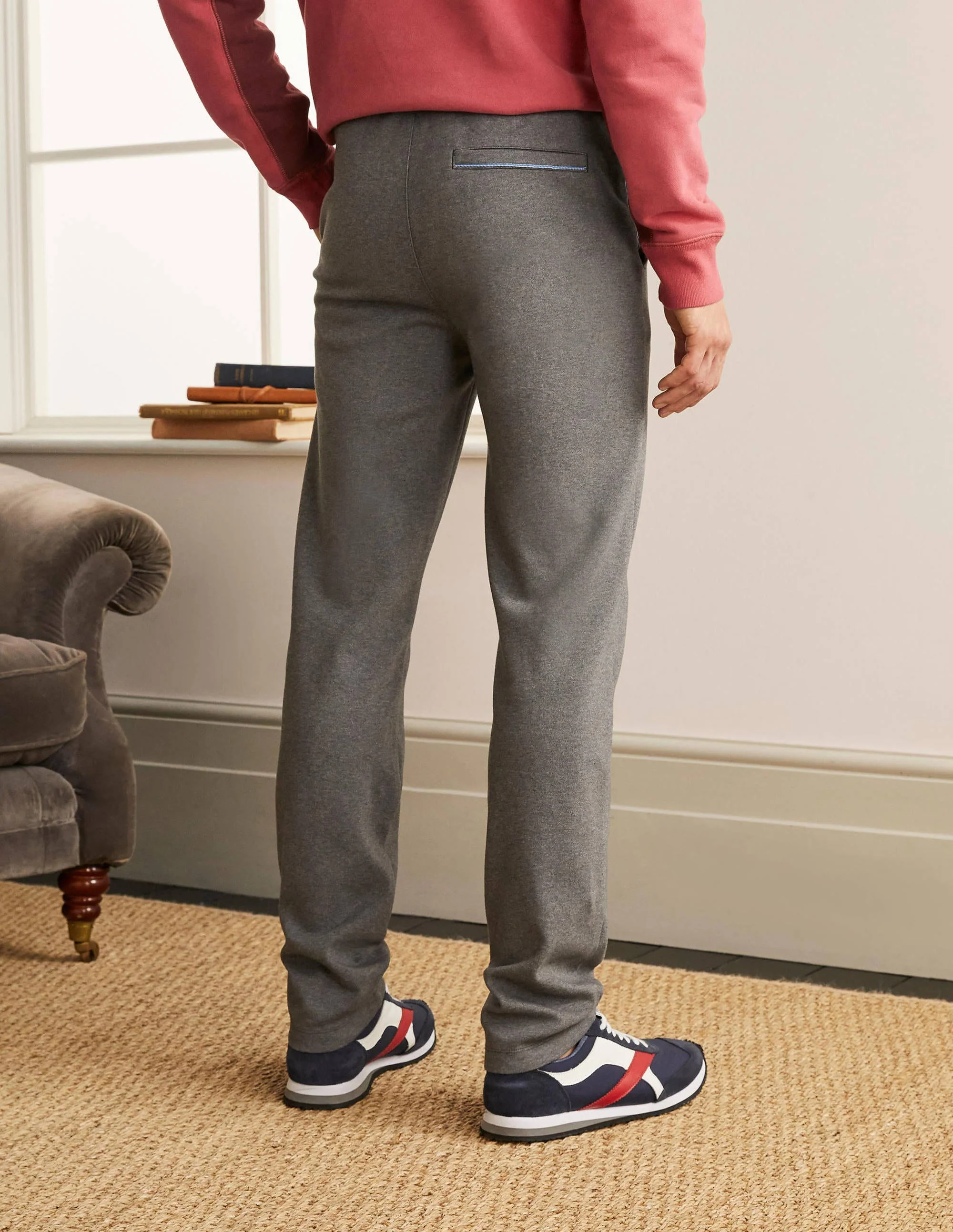 Rye Joggers-Charcoal Marl - Image 3