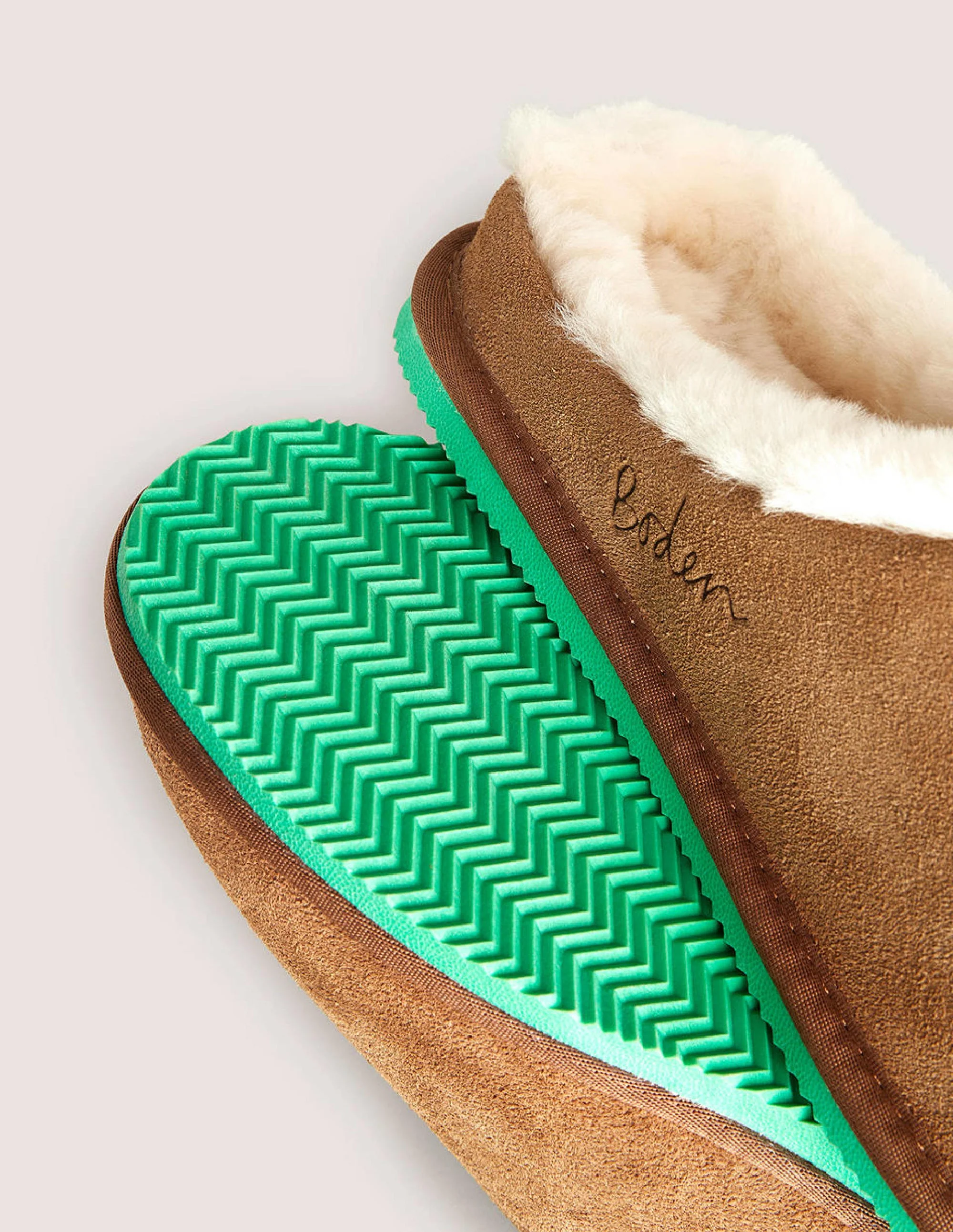 Shearling Slipper-Tan - Image 3