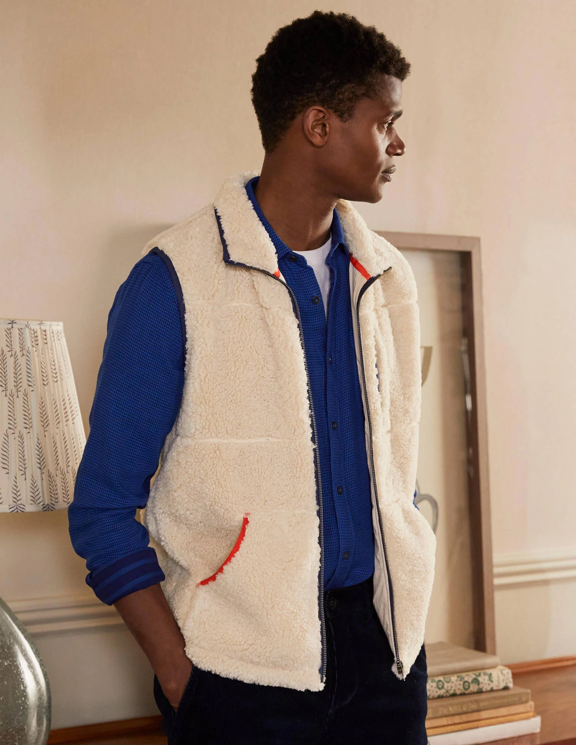 Sherpa Vest-Ecru - Image 4