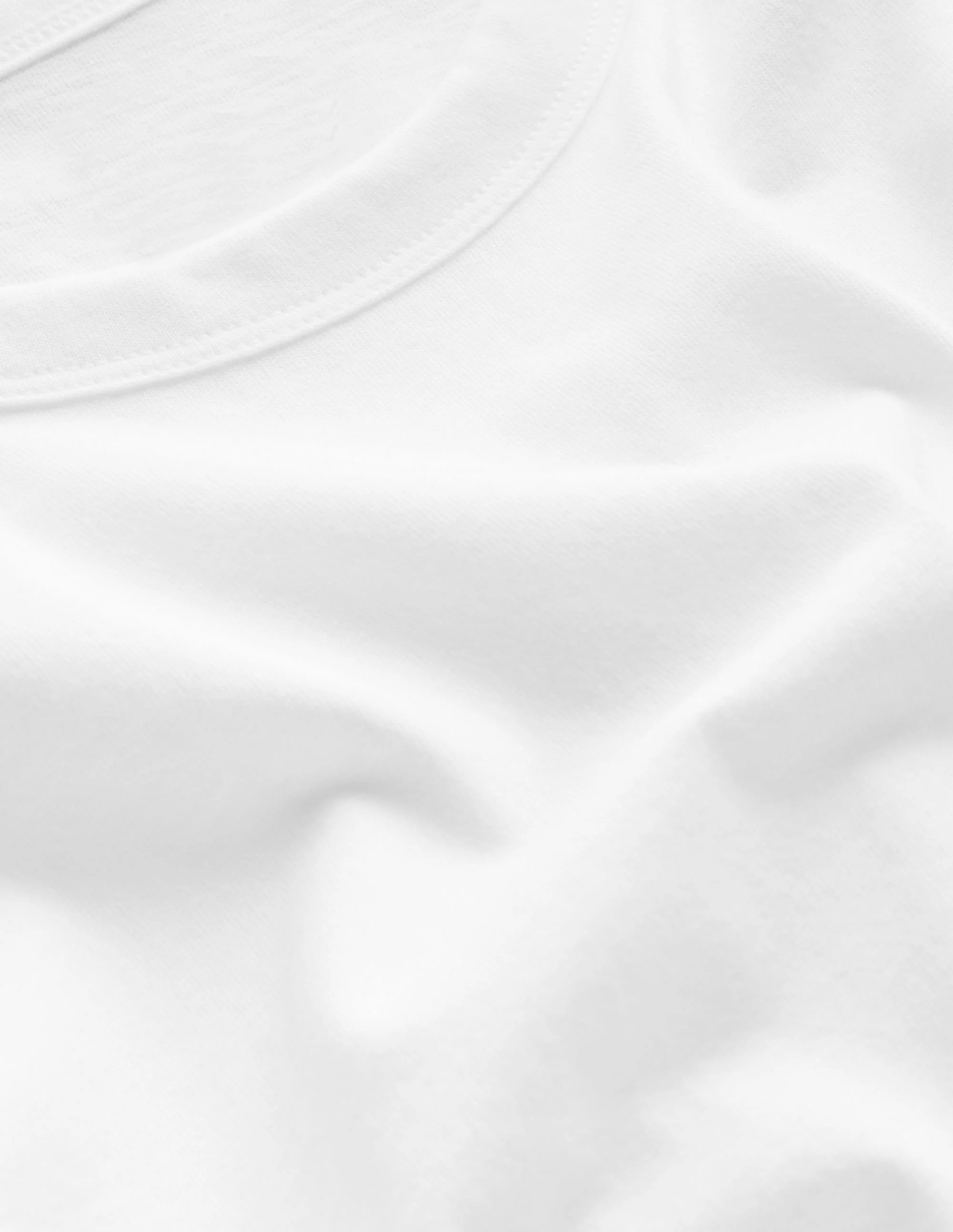Slim Fit Classic T-Shirt-White - Image 6