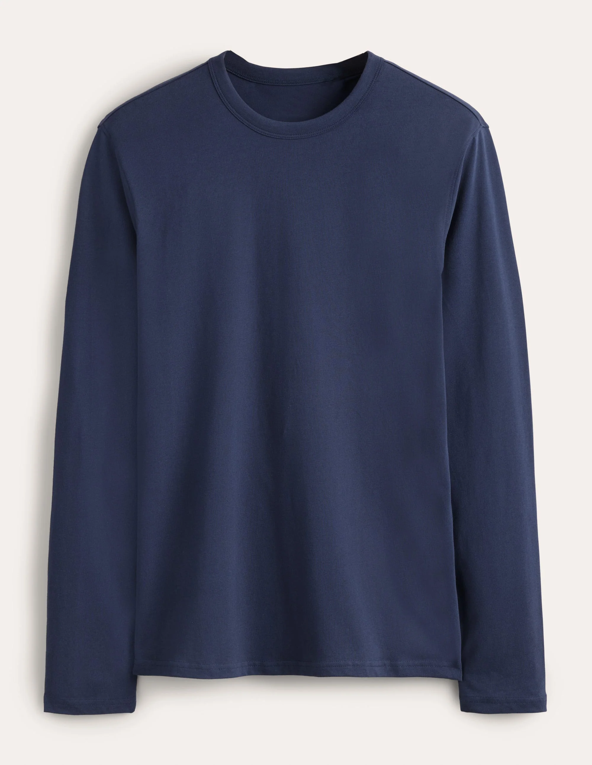 Slim Fit Long Sleeve T-shirt-Navy - Image 4